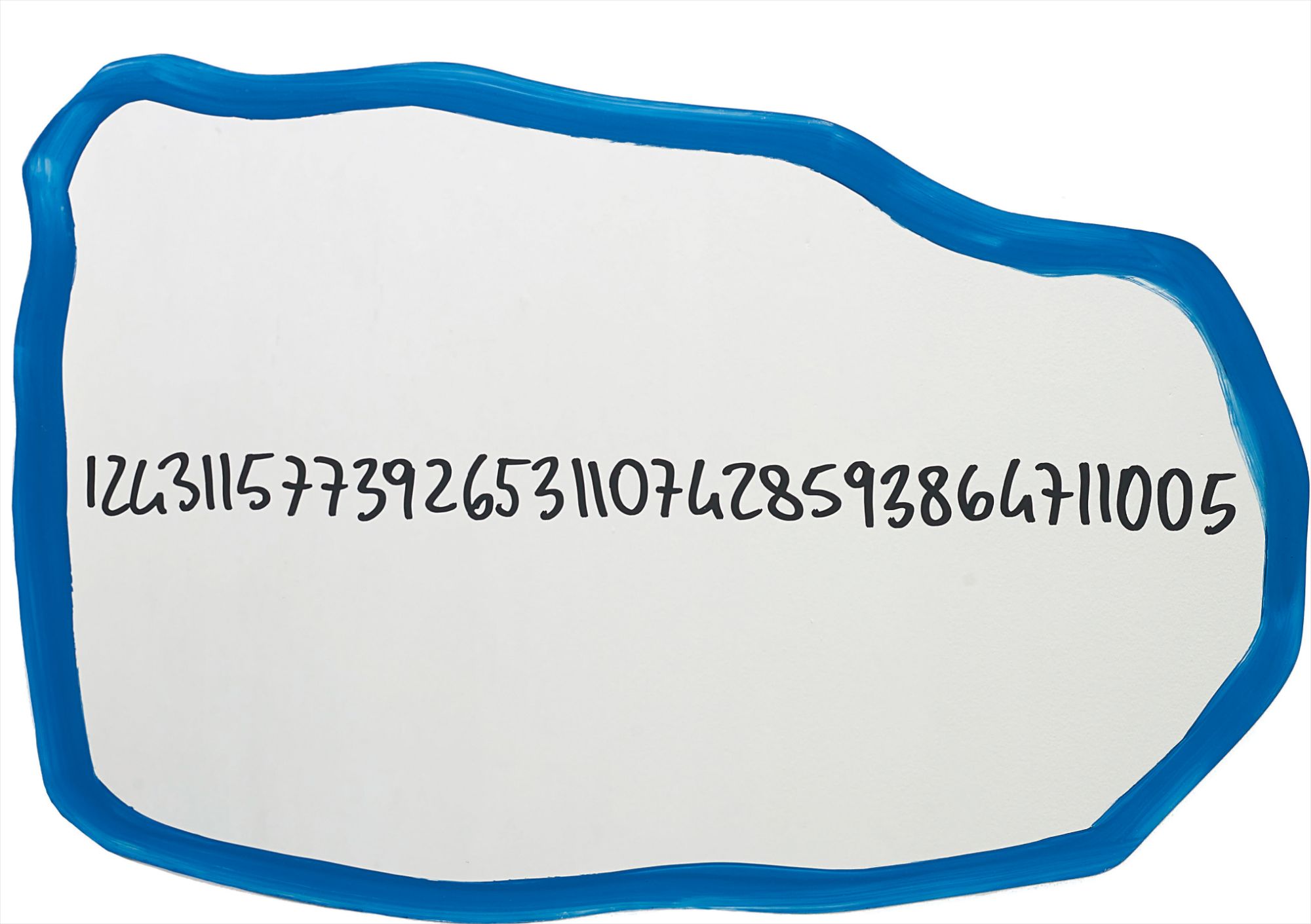 Michelangelo Pistoletto — Frattali (Blue)