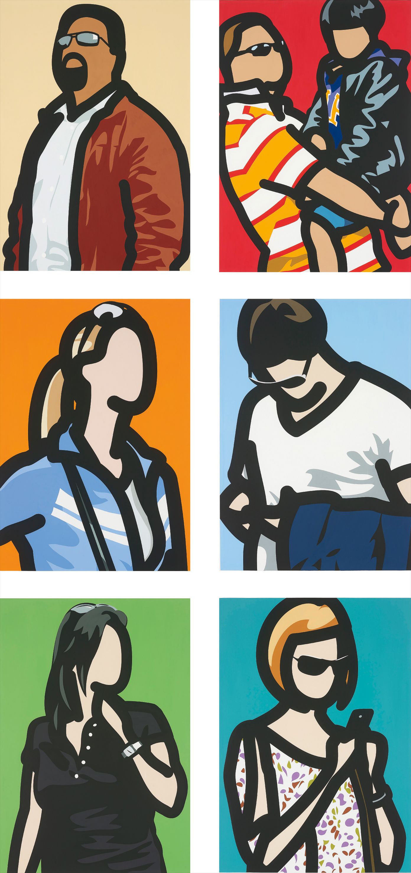 Julian Opie — Tourists