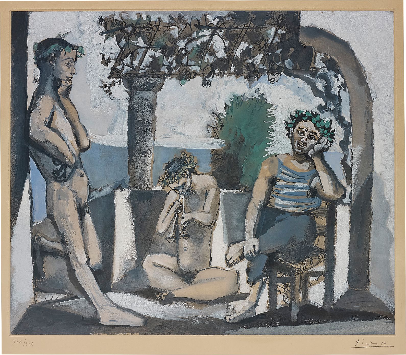 Pablo Picasso — Bacchanale (faunes de l'été)