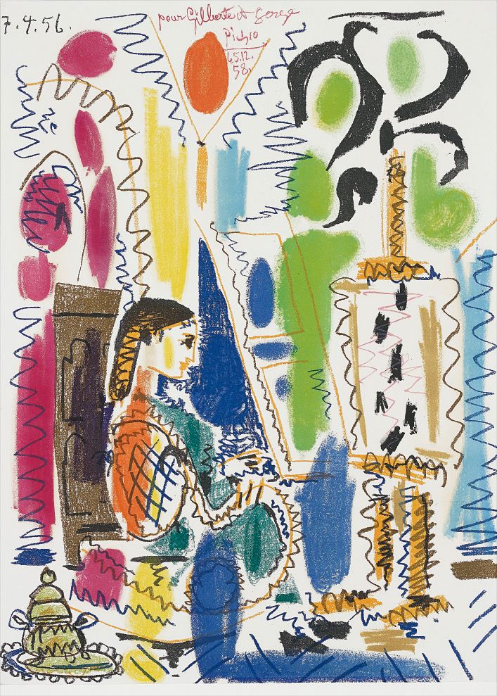 Pablo Picasso — L'Atelier de Cannes (Cannes Studio) (cover for Ces peintres nos amis vol. II)