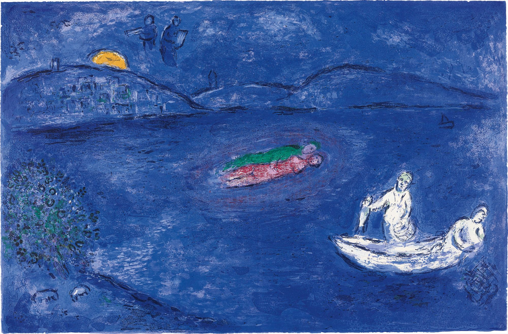 Marc Chagall — L'Echo, pl. 33 from Daphnis and Chloé