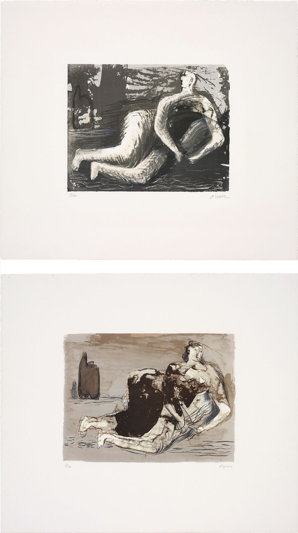 Henry Moore — Adam; and Eve