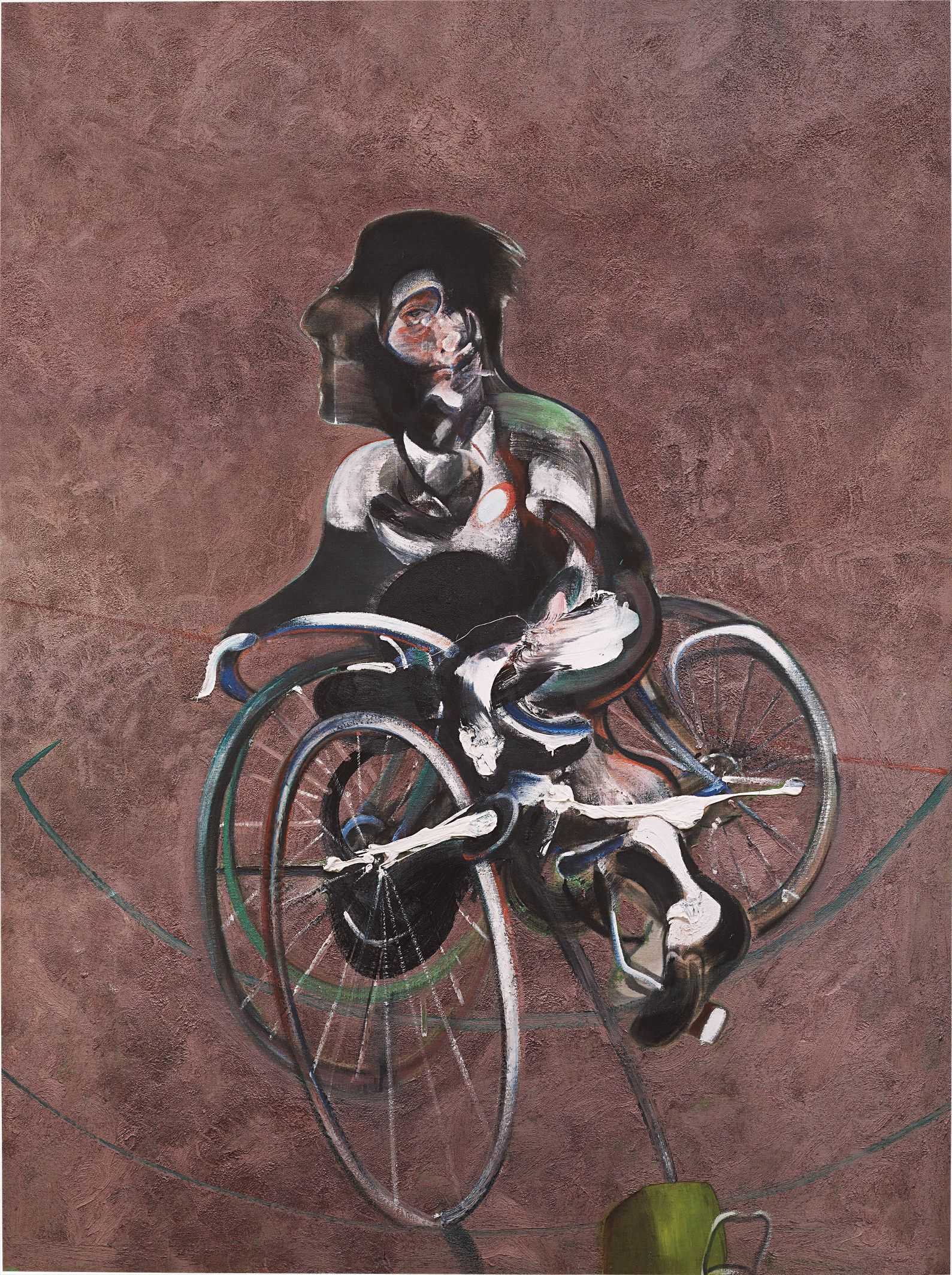 Francis Bacon — Portrait of George Dyer Riding a Bicycle