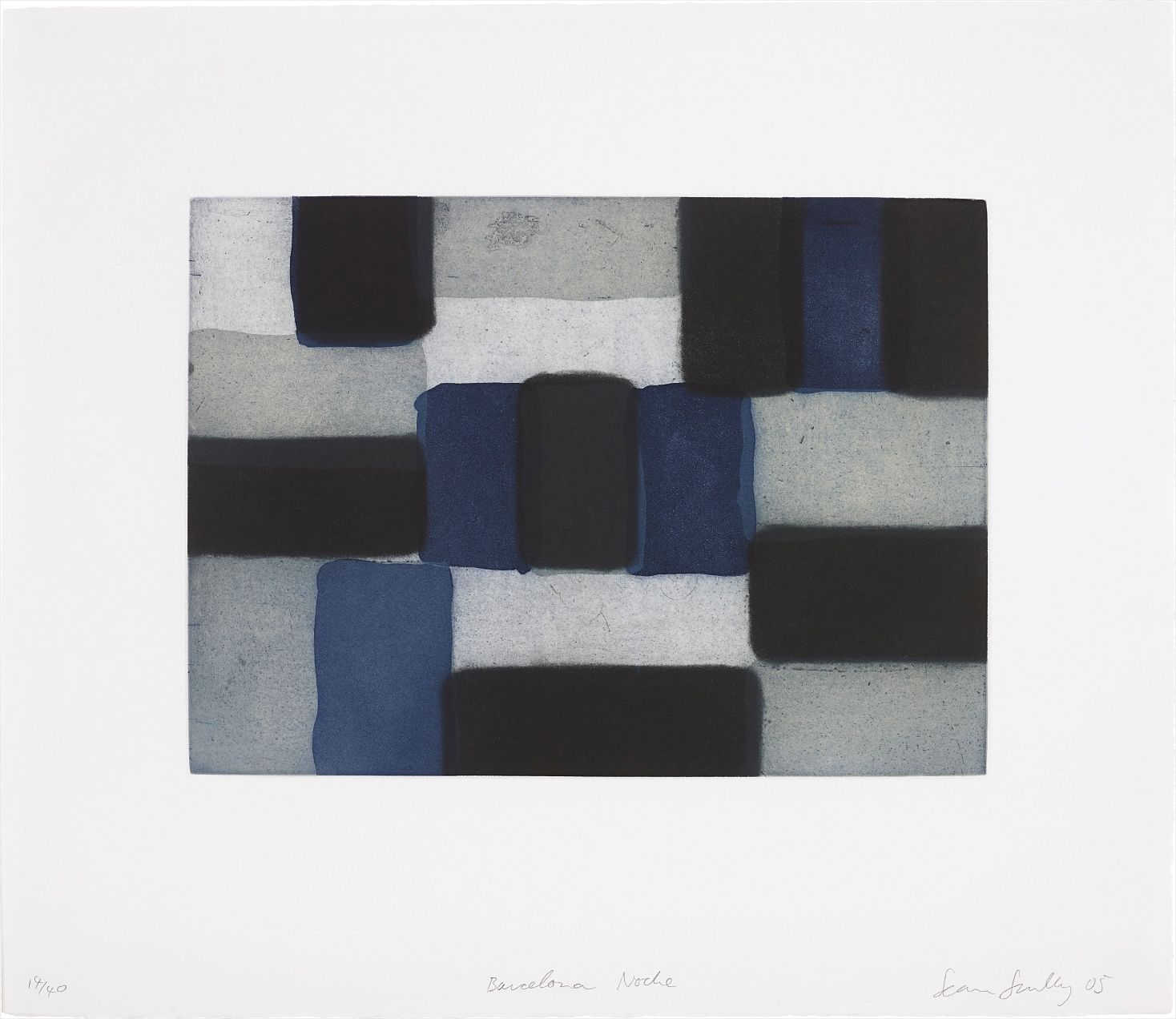 Sean Scully — Barcelona Noche (Barcelona Night)