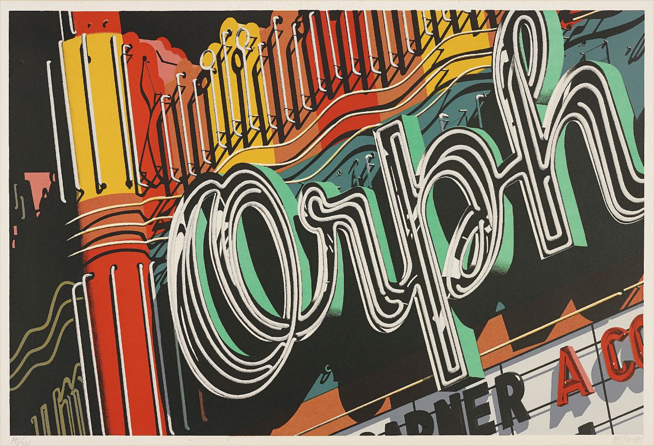 Robert Cottingham — Orph, from Documenta portfolio