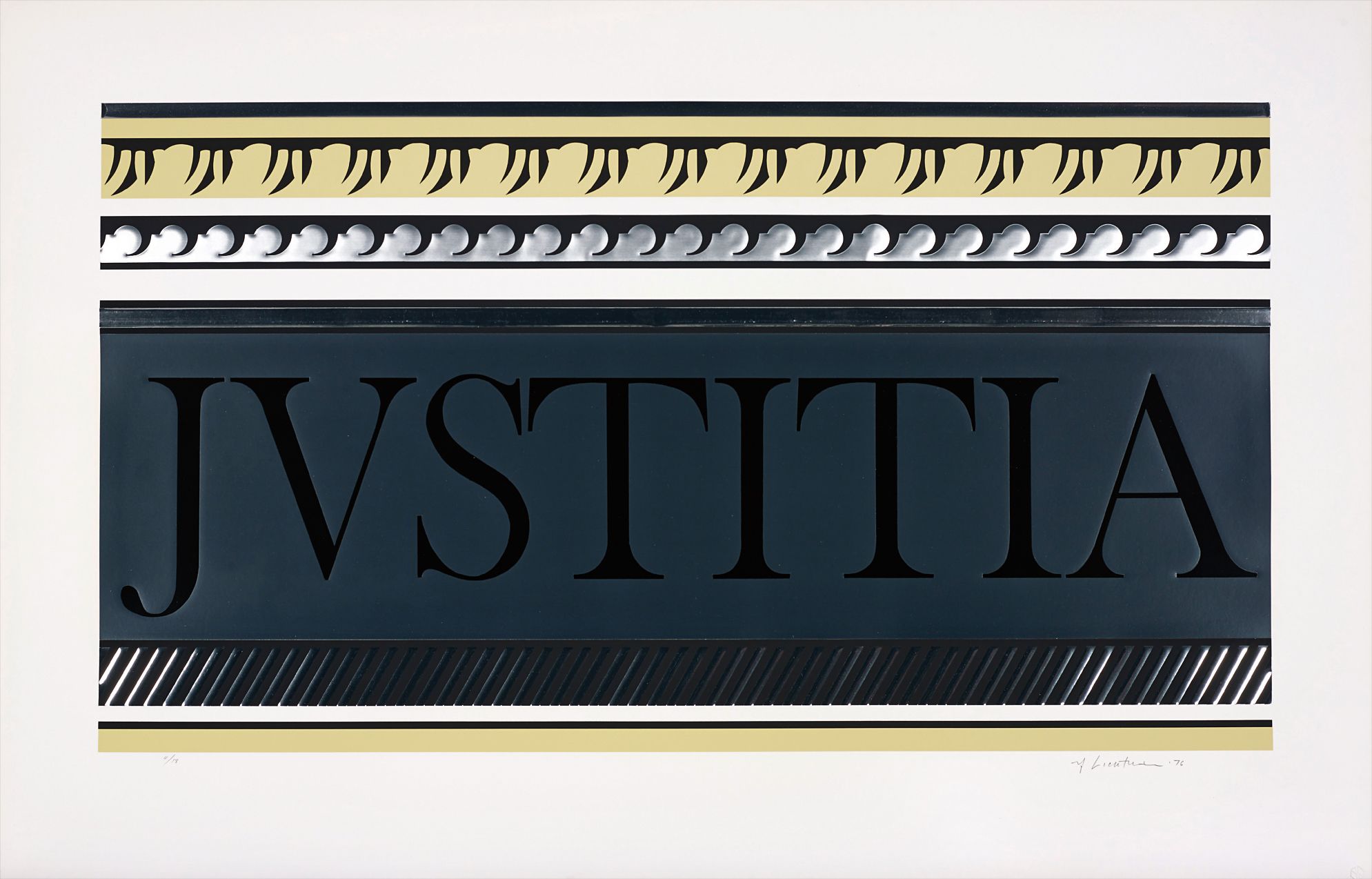 Roy Lichtenstein — Entablature X