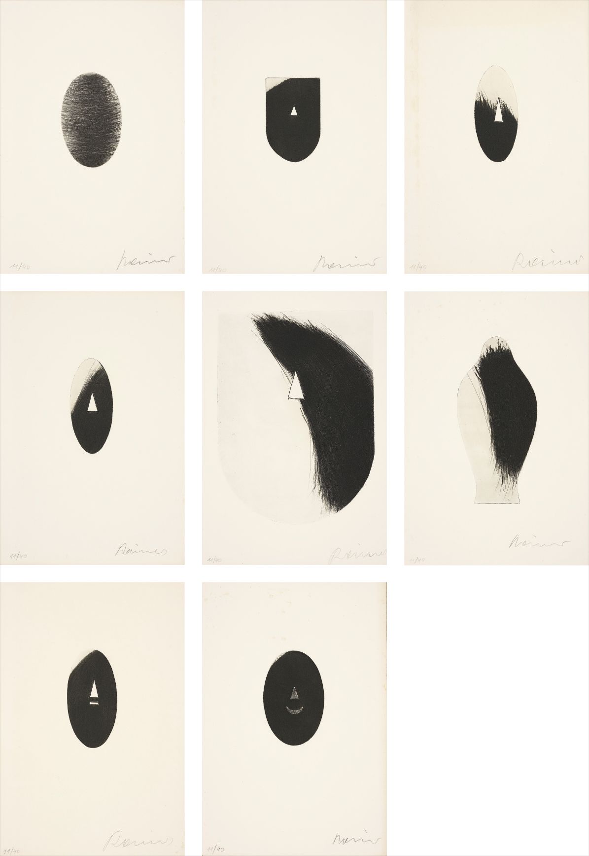 Arnulf Rainer — Acht Masken (Eight Masks)