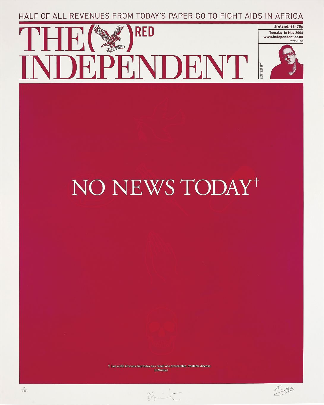 Damien Hirst — The Independent (RED)
