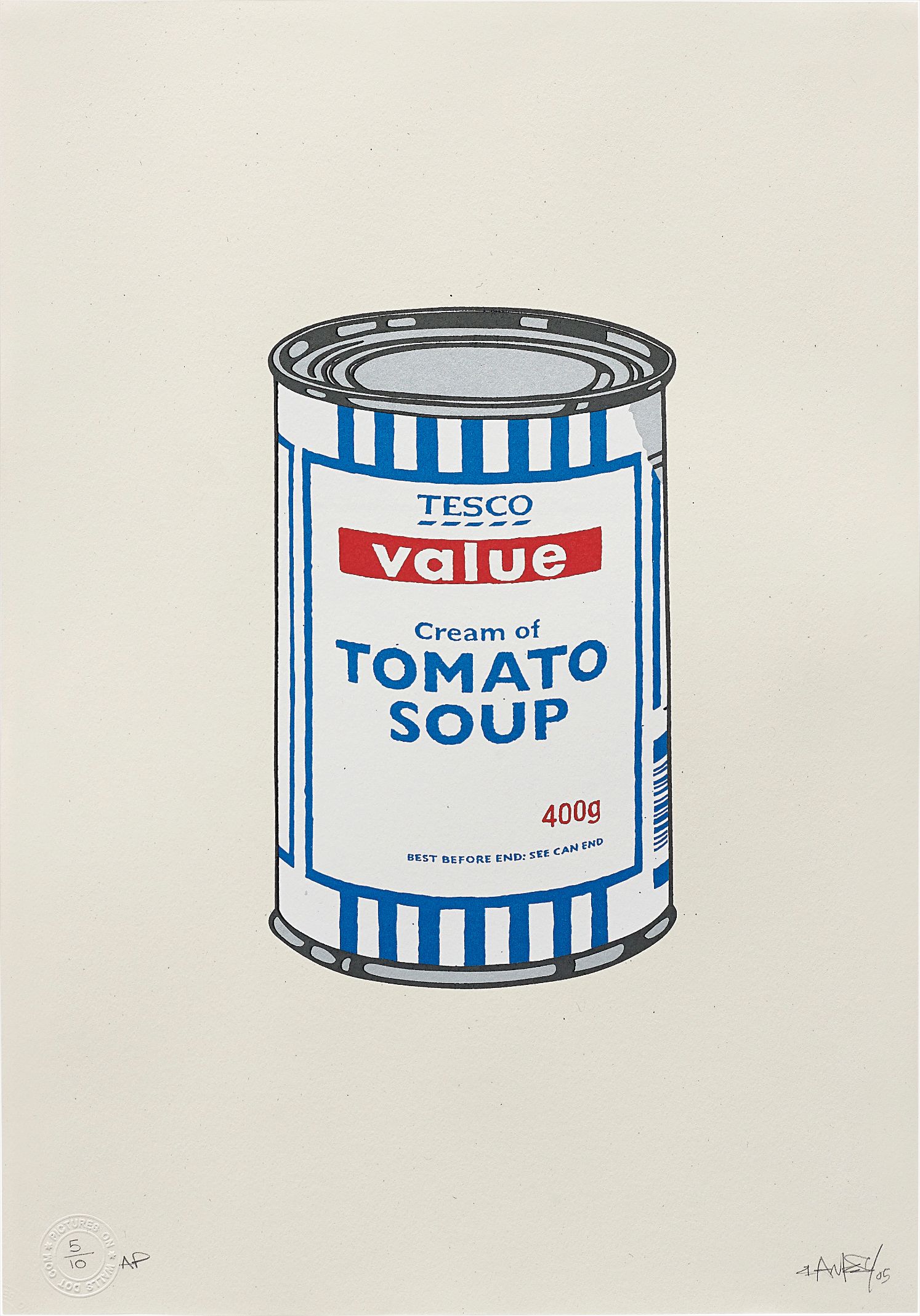 Banksy — Soup Can (Original)