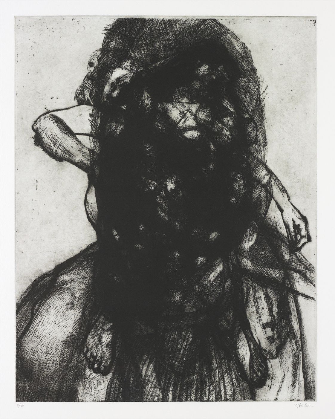 Layered Portrait (After Lucian Freud) 3