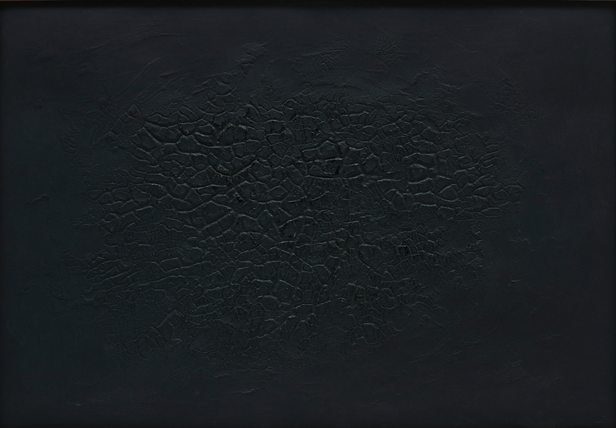 Alberto Burri — Cretto Nero D