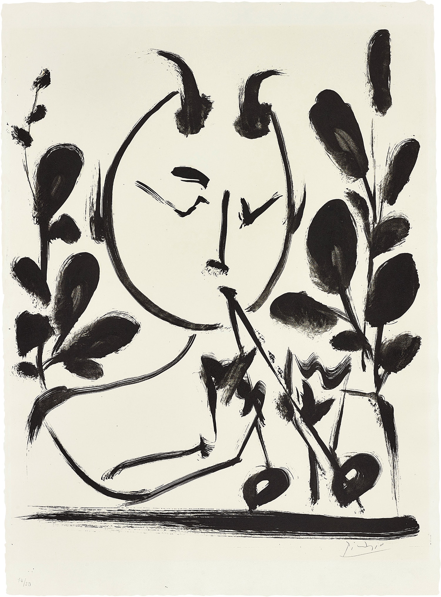 Pablo Picasso — Faune aux branchages (Faun with Branches)
