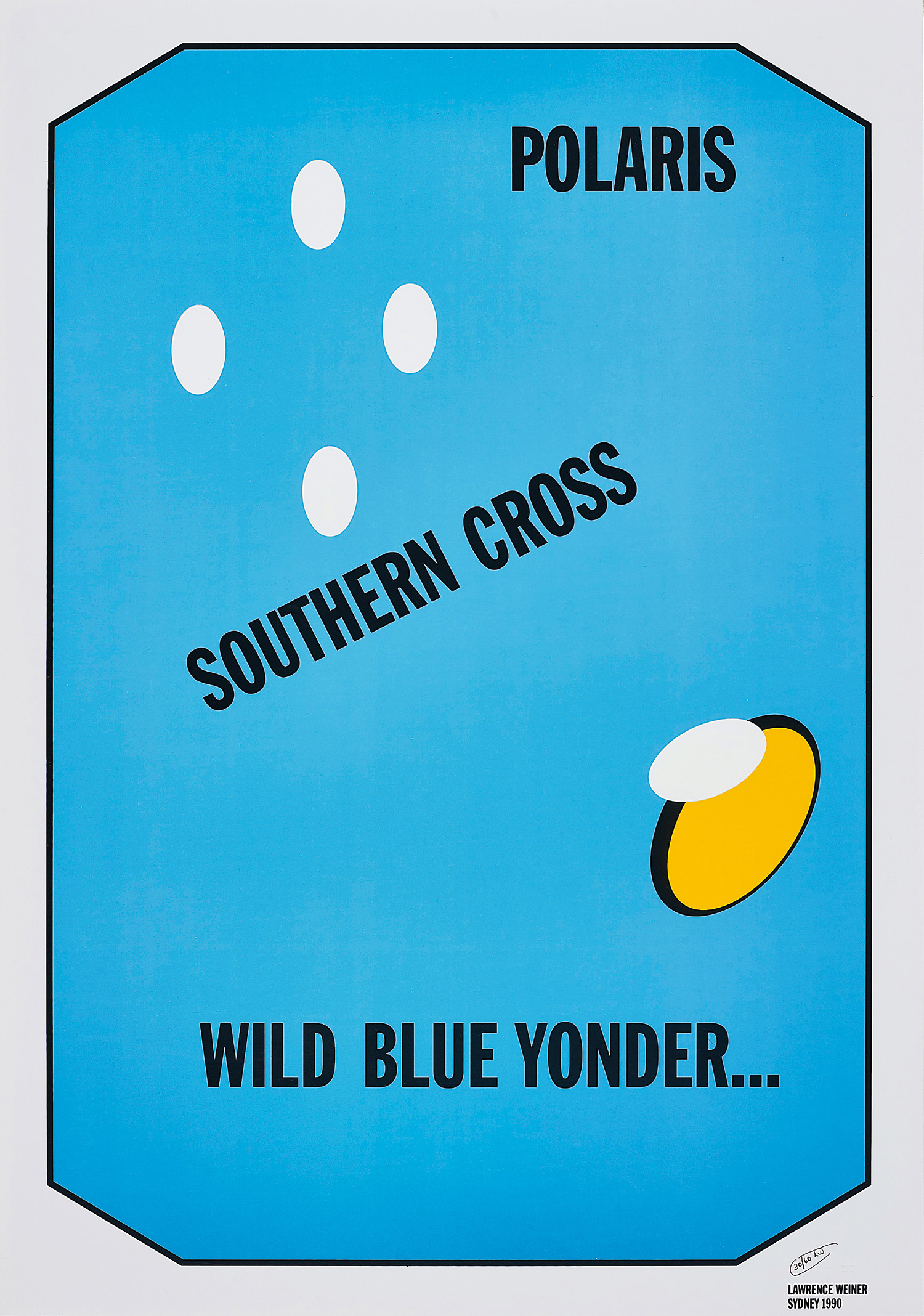 Lawrence Weiner — Polaris, from The Readymade Boomerang