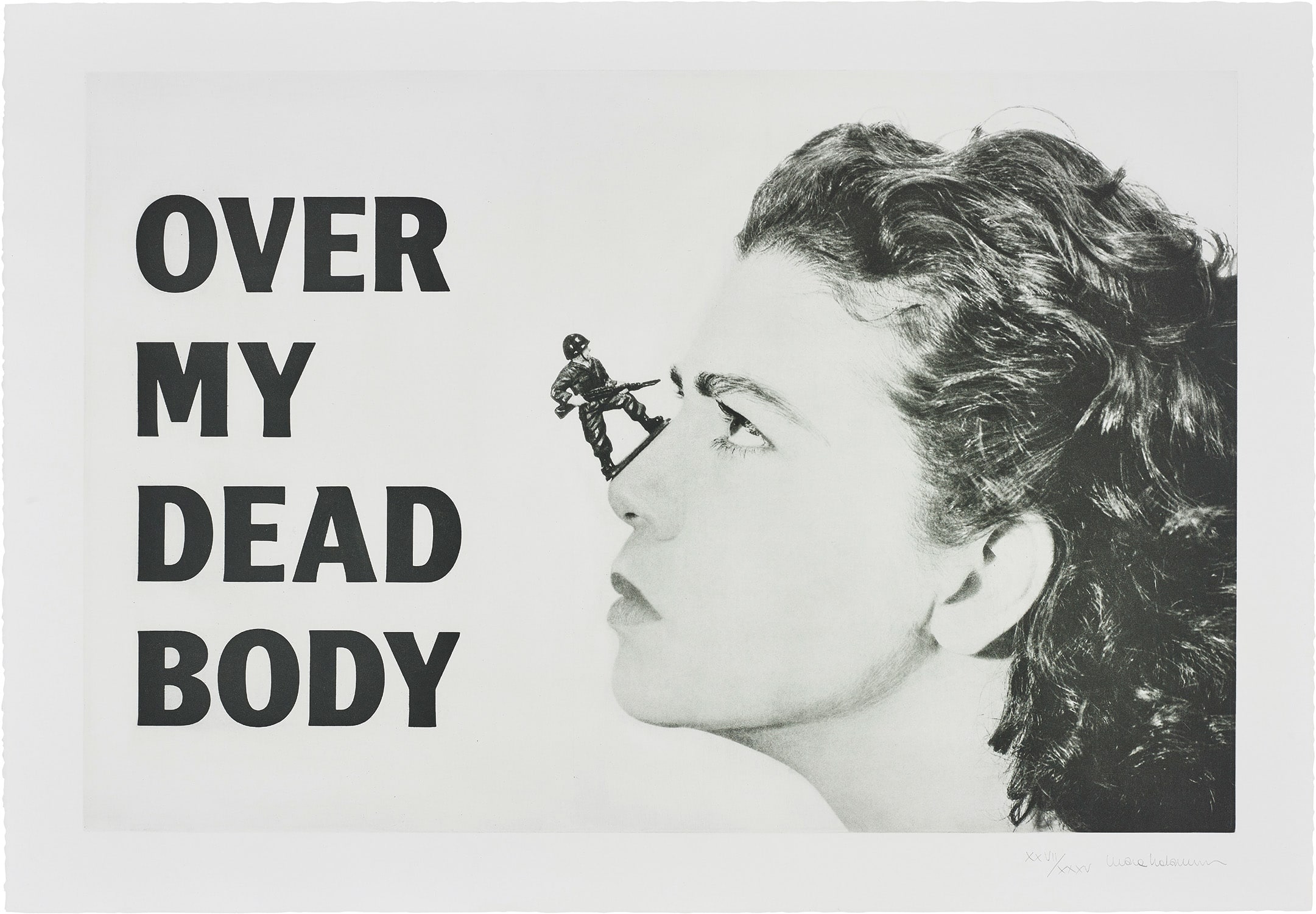 Mona Hatoum — Over My Dead Body, from Love it or Leave it