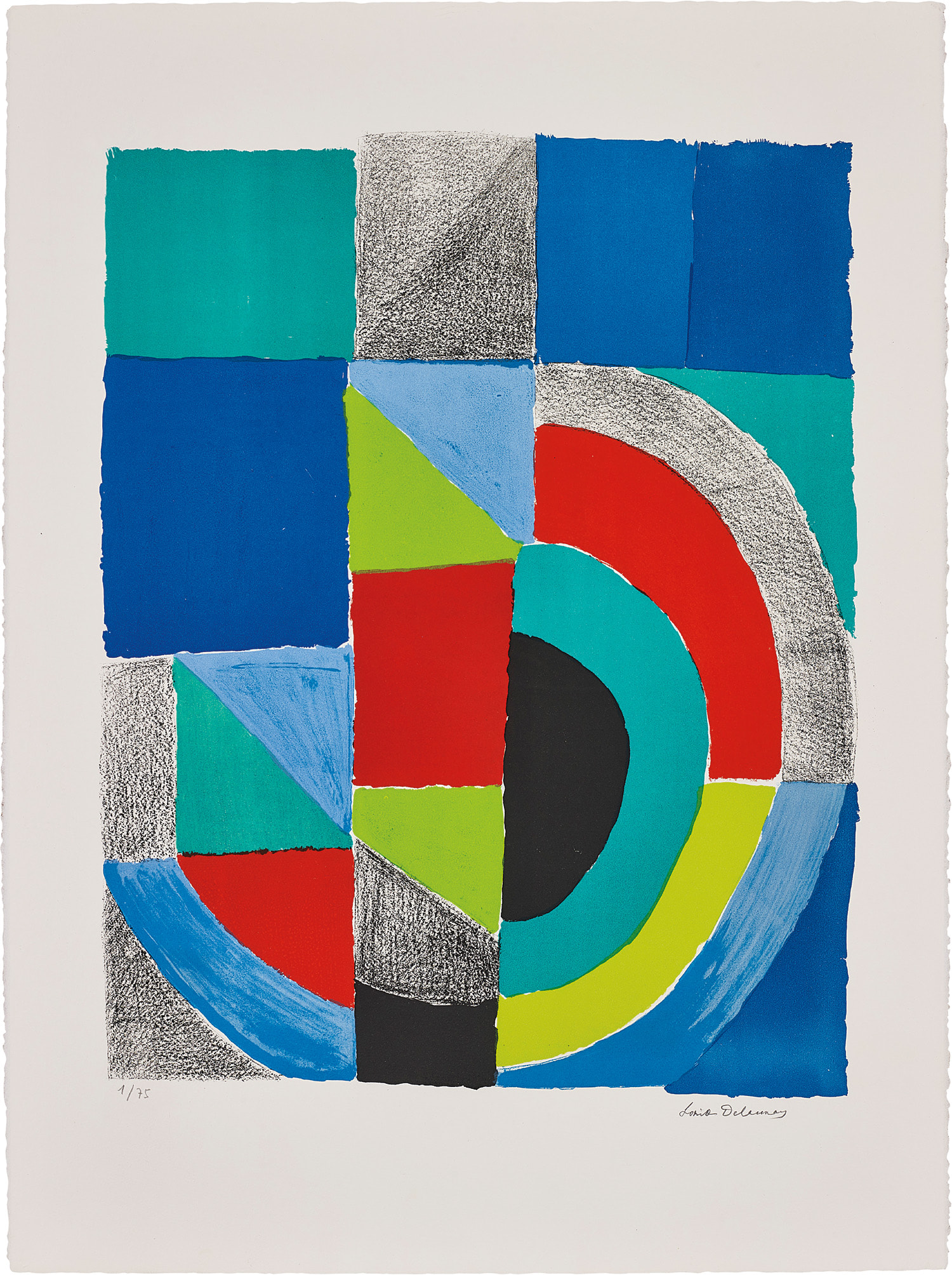 Sonia Delaunay — Rectangle rouge (Red Rectangle)