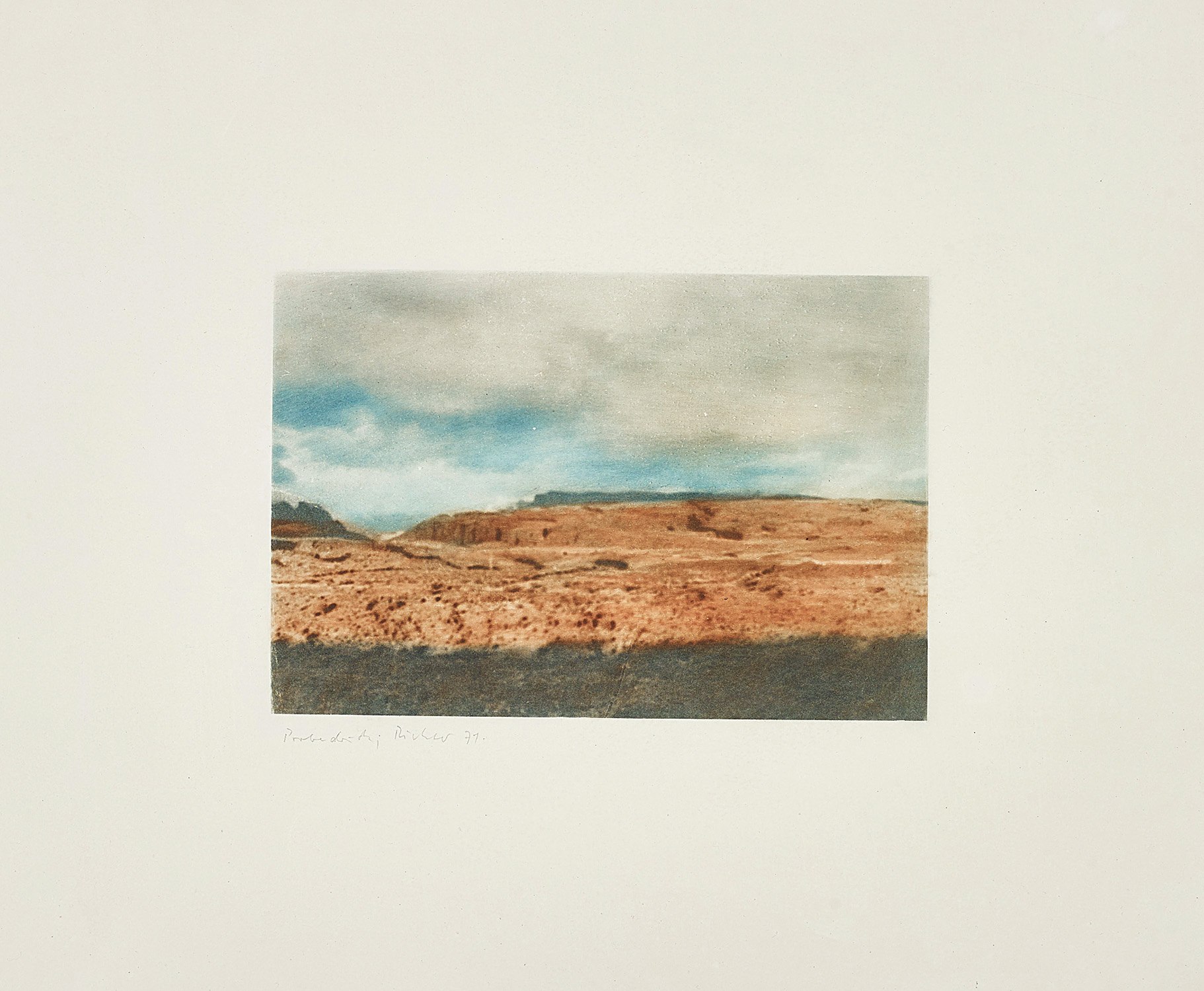Gerhard Richter — Kanarische Landschaften I (Canary Landscapes I): one plate