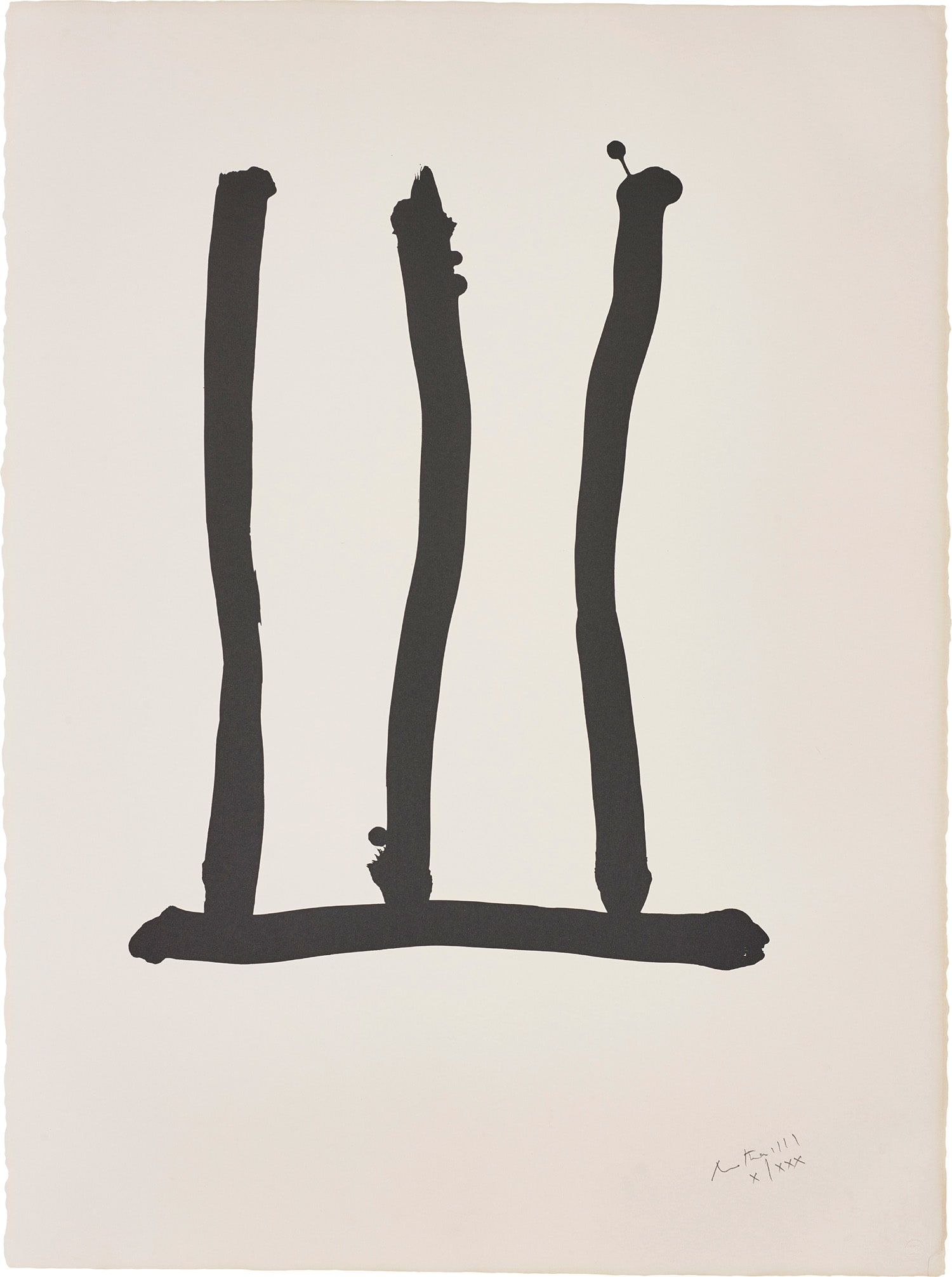 Robert Motherwell — Window, from Hommage à Picasso