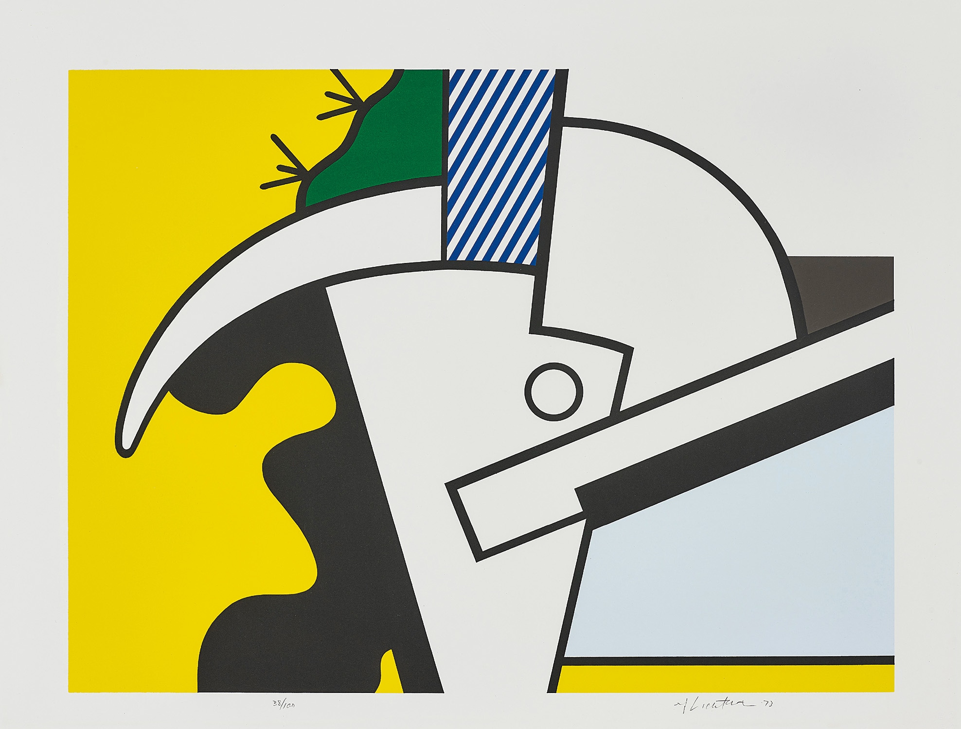 Roy Lichtenstein — Bull Head II, from Bull Head Series