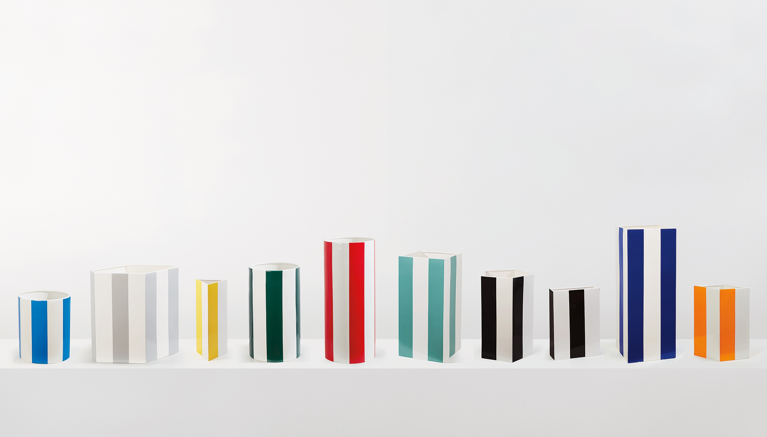 Daniel Buren — Les Cent Vases (The Hundred Vases)