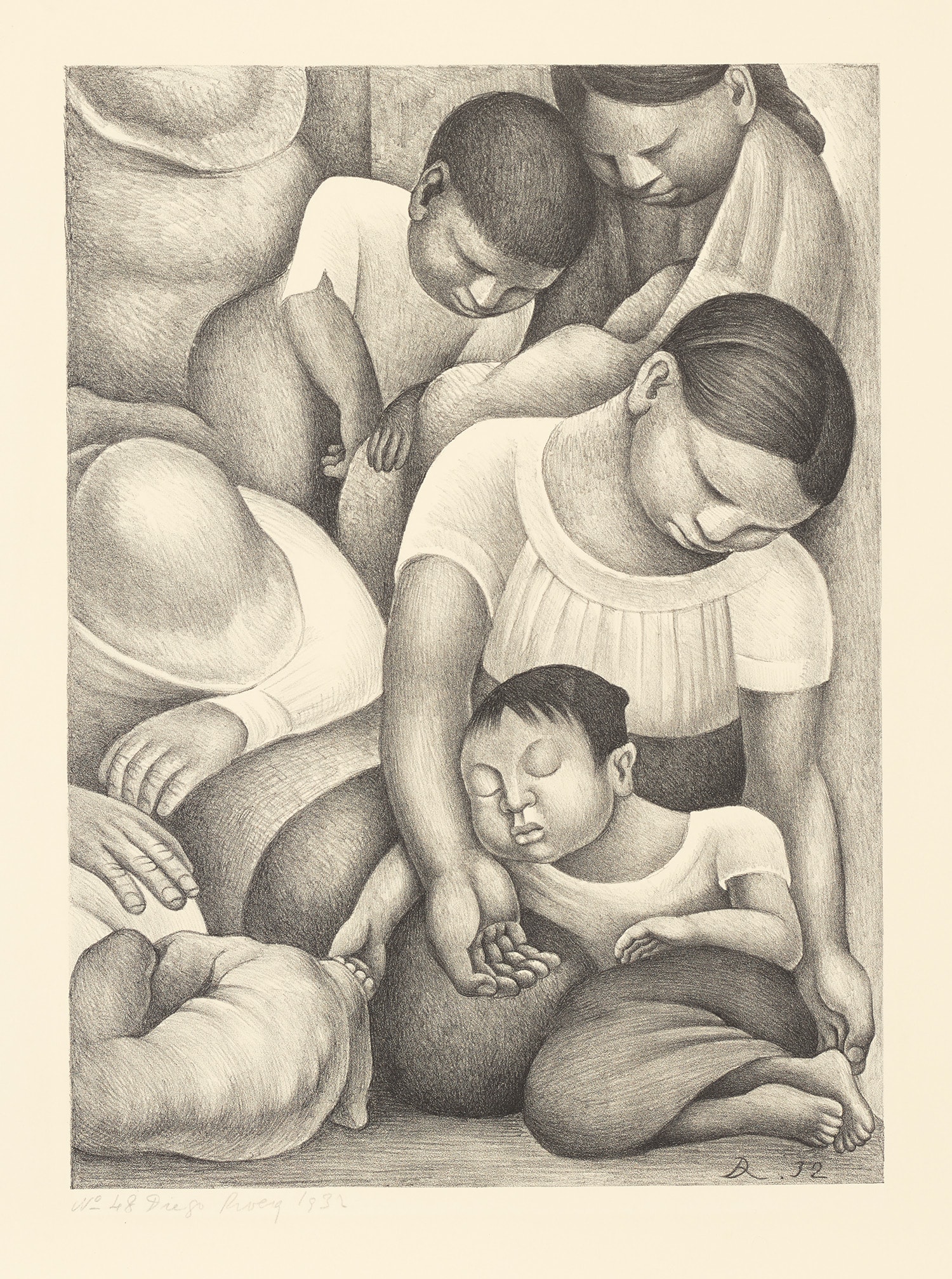 Diego Rivera — El Sueño (La Noche de los pobres) (The Dream (The Night of the Poor))