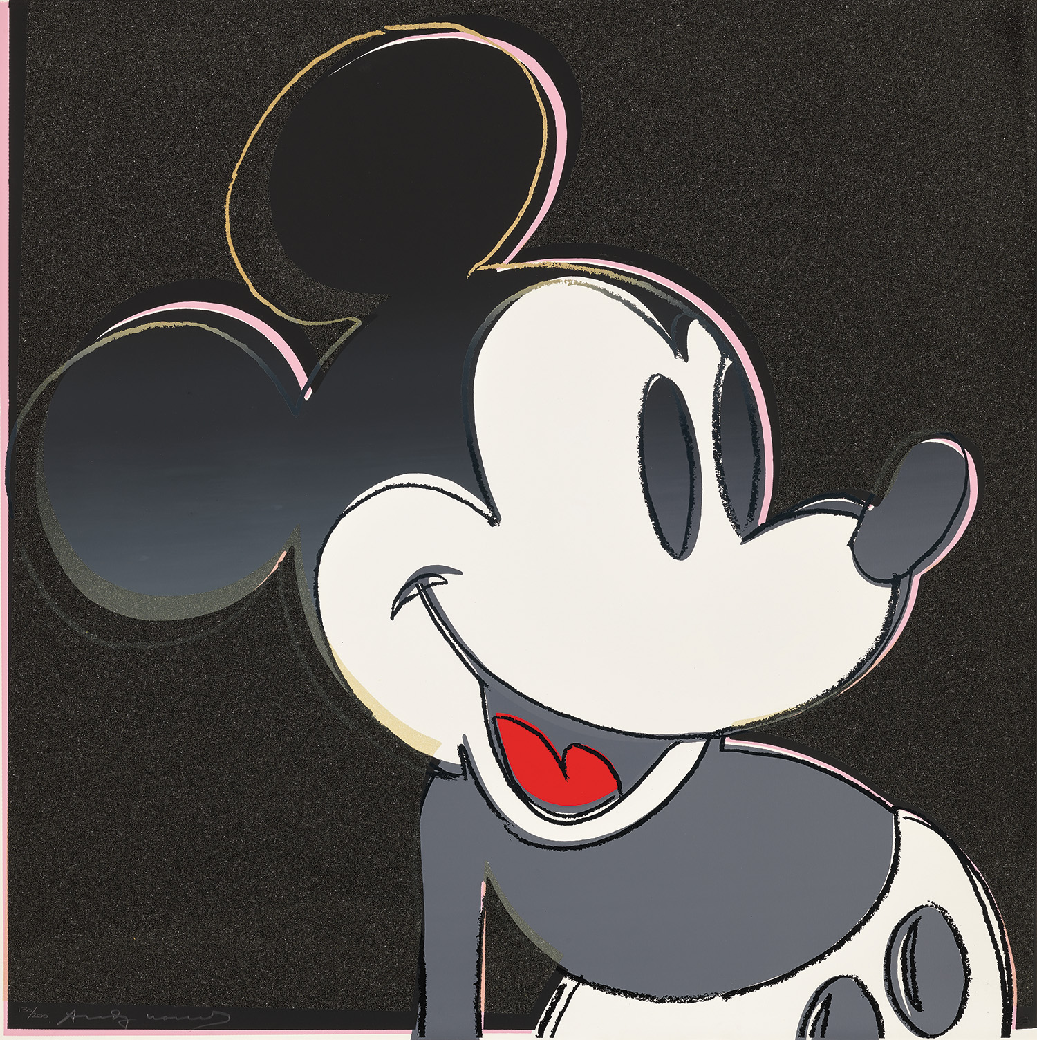 Andy Warhol — Mickey Mouse, from Myths (F & S. 265)
