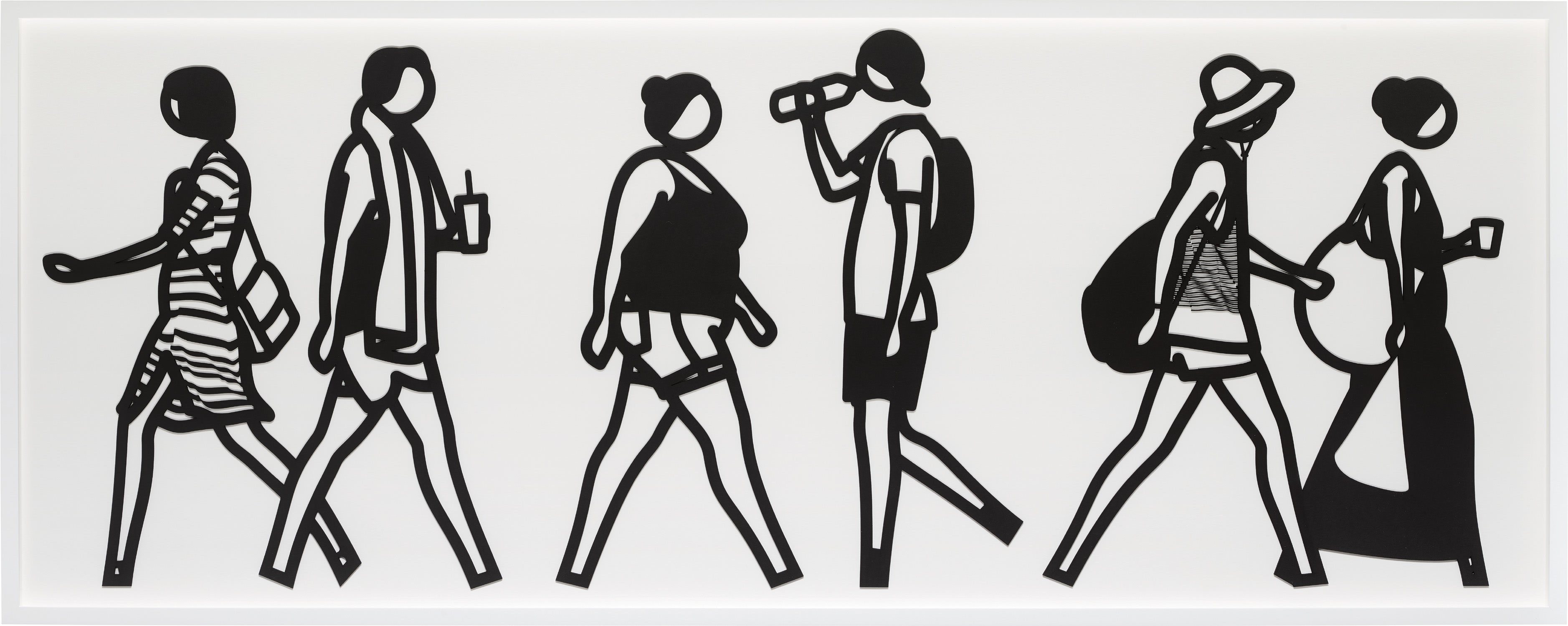 Julian Opie — Walking in Melbourne 5, from Walking in Melbourne series