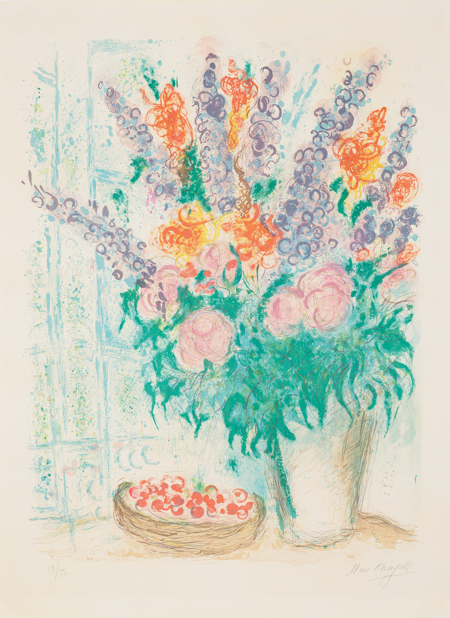 Marc Chagall — La Grand bouquet (The Large Bouquet) (M. 384)