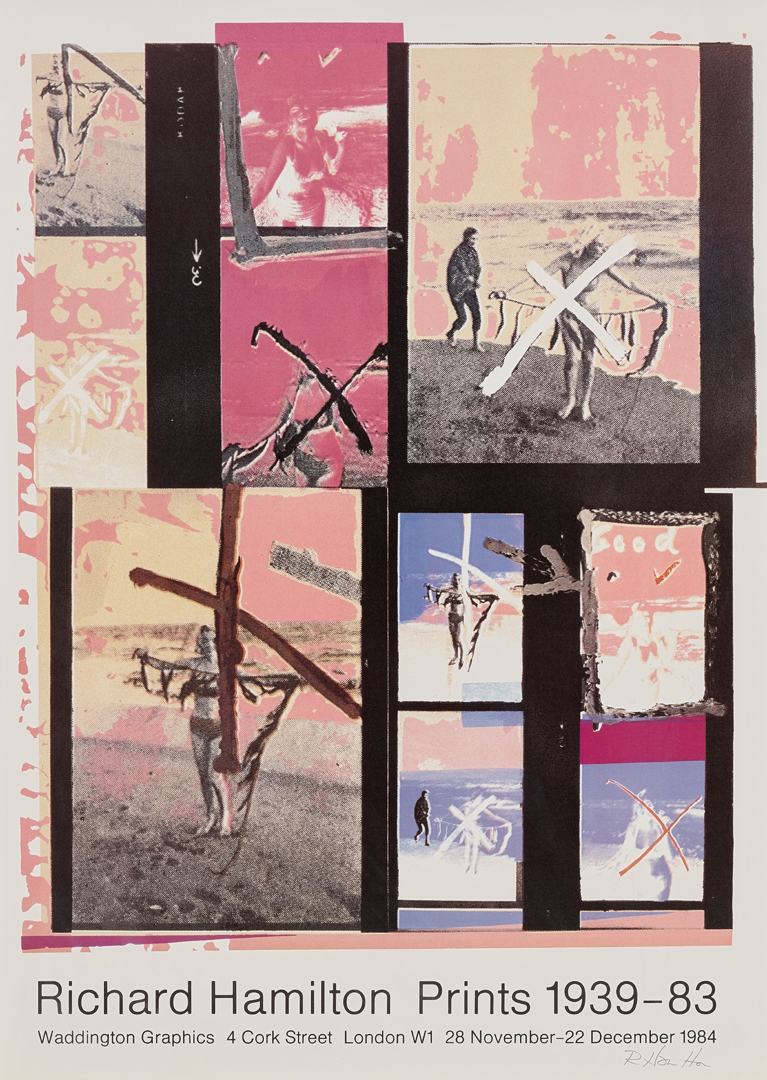 Richard Hamilton — Richard Hamilton Prints 1939-83 (Exhibition poster)