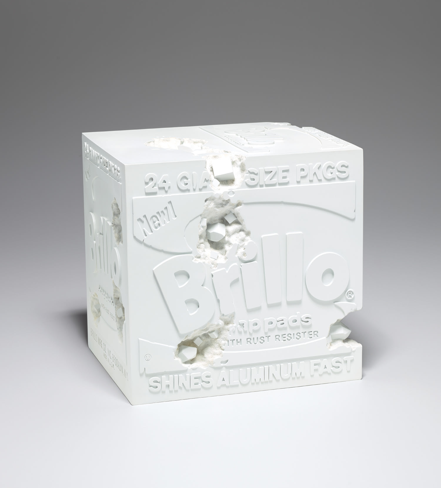 Daniel Arsham — Eroded Brillo Box