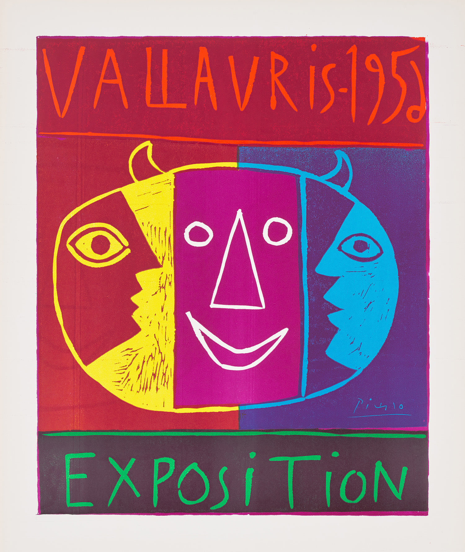 Pablo Picasso — Vallauris 1956 exposition (Bl. 1271, Ba. 1042, Cz. 19)