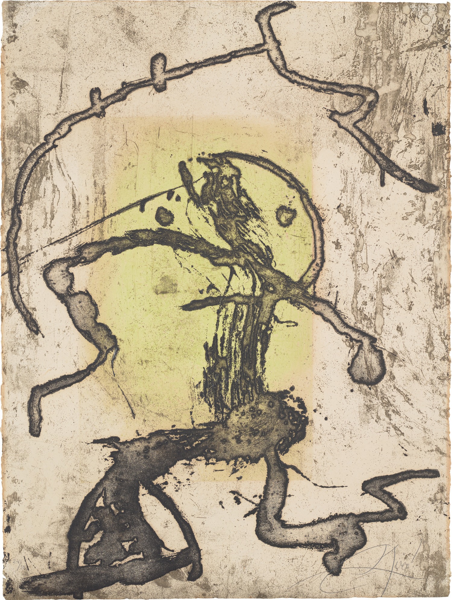 Joan Miró — Rupestres X (Cave Paintings X) (D. 1044)