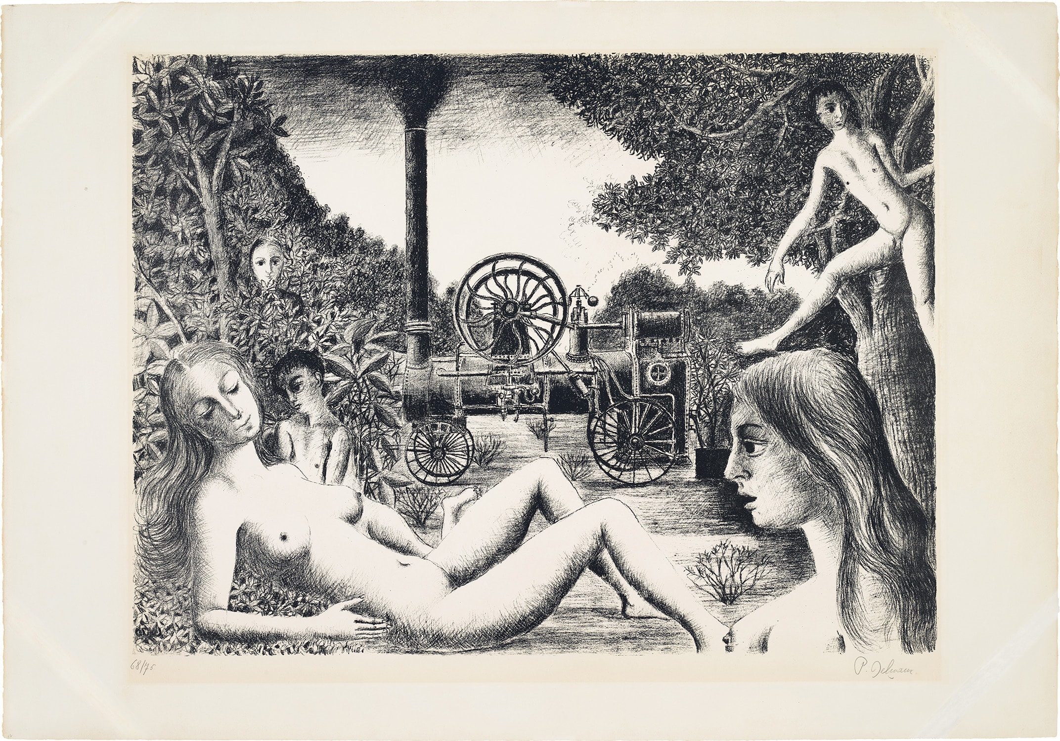 Paul Delvaux — Locomobile (J. 42)