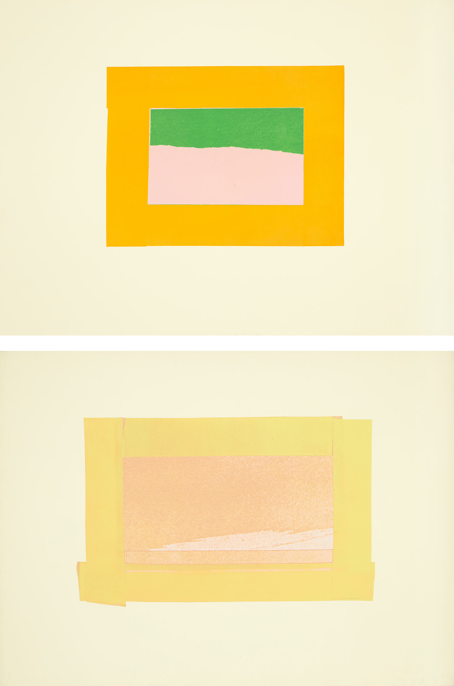 Howard Hodgkin — Indian View B; and Indian View H, from Indian Views (H. 12; 18)