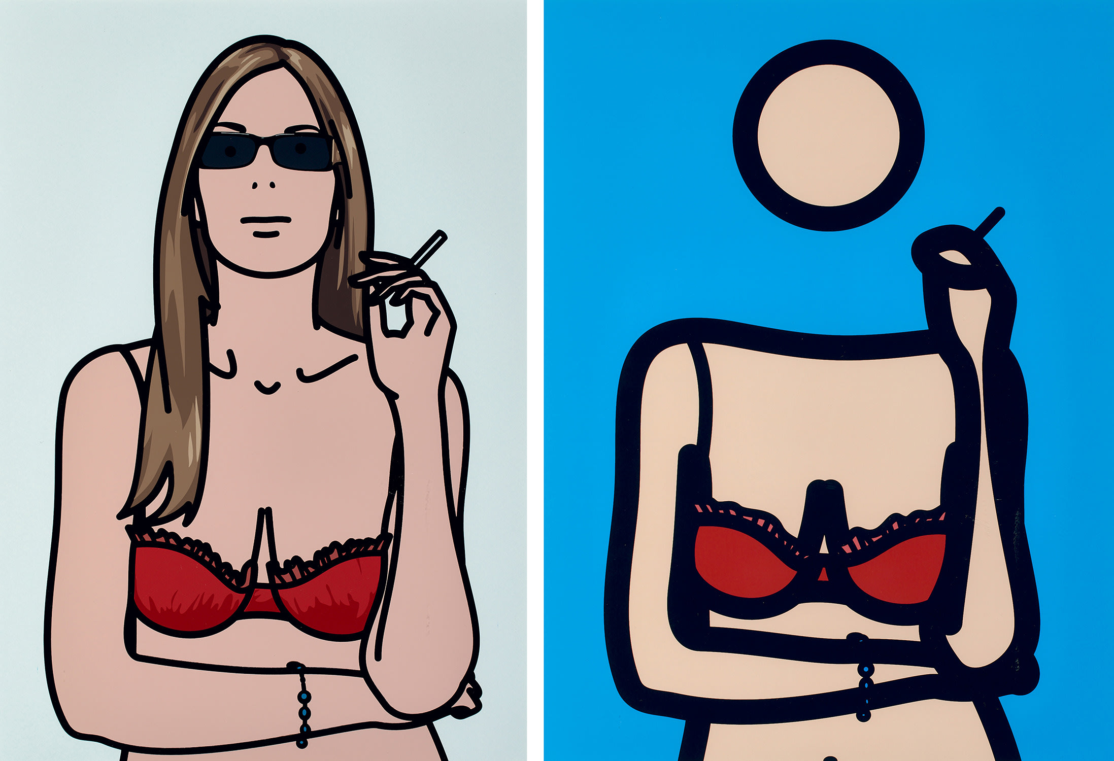 Julian Opie — Twenty Six Portraits (C. 95)