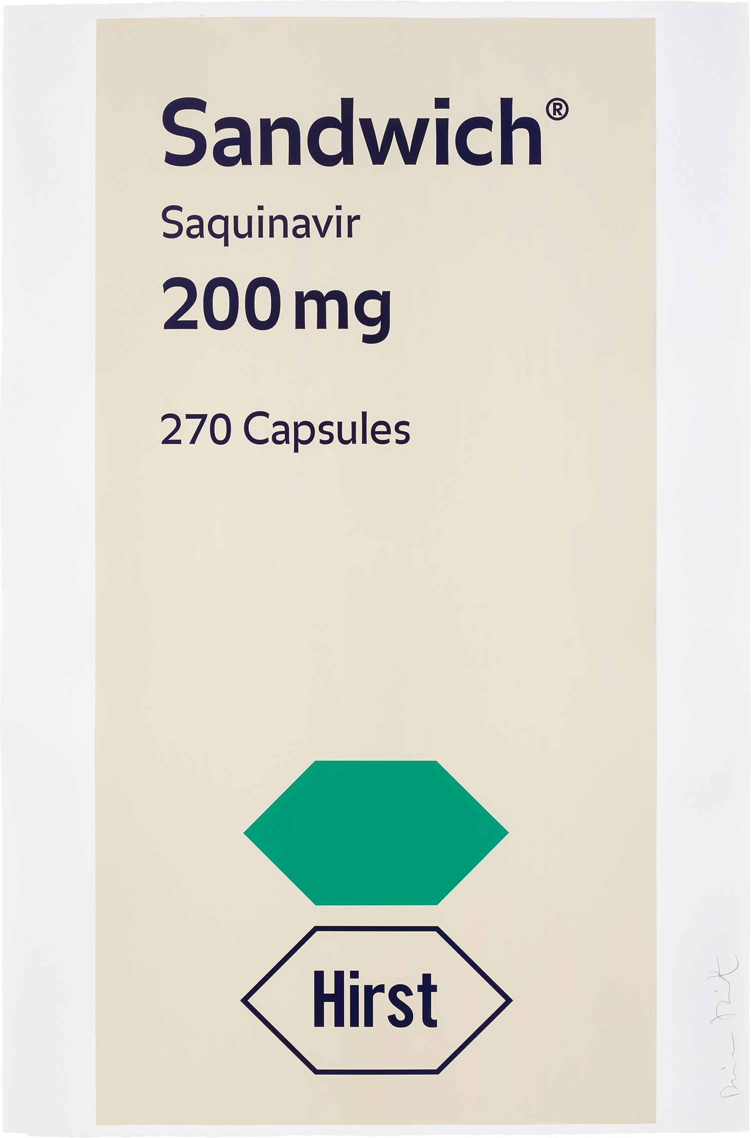 Damien Hirst — Sandwich, from The Last Supper