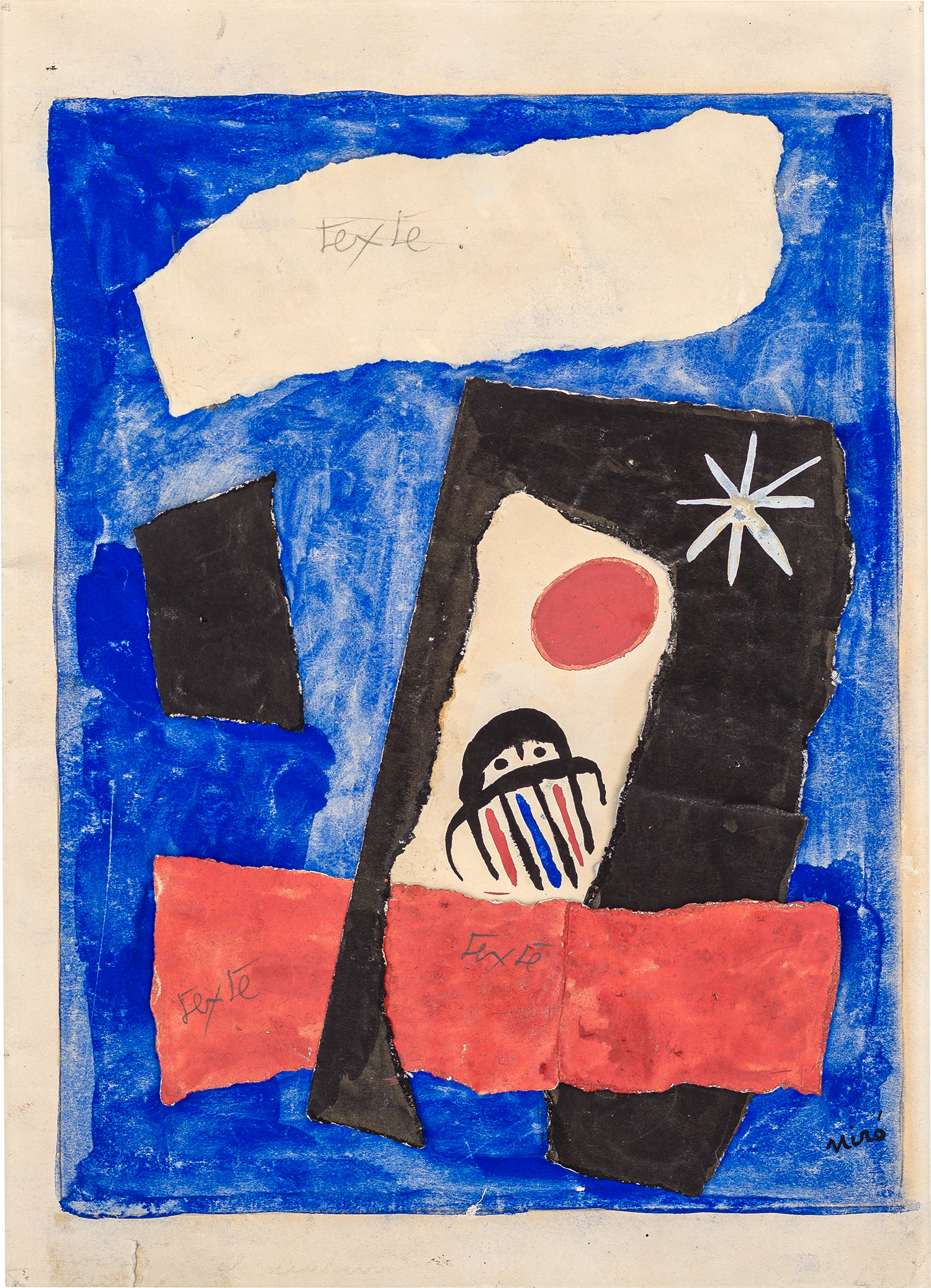 Joan Miró — Composition (Design for the cover of La Biennale di Venezia)