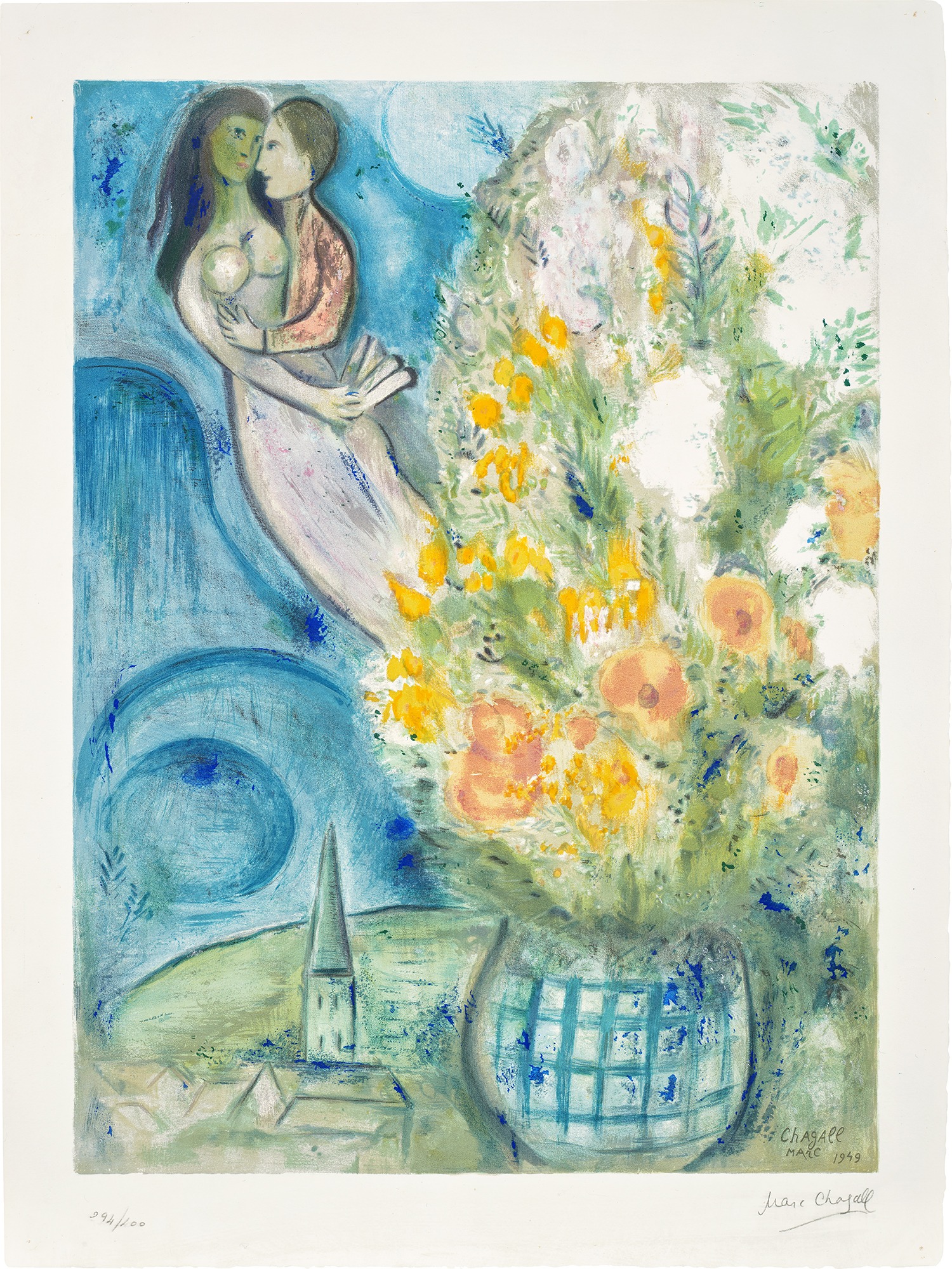 Marc Chagall — Les Coquelicots (The Poppies) (S. 2)