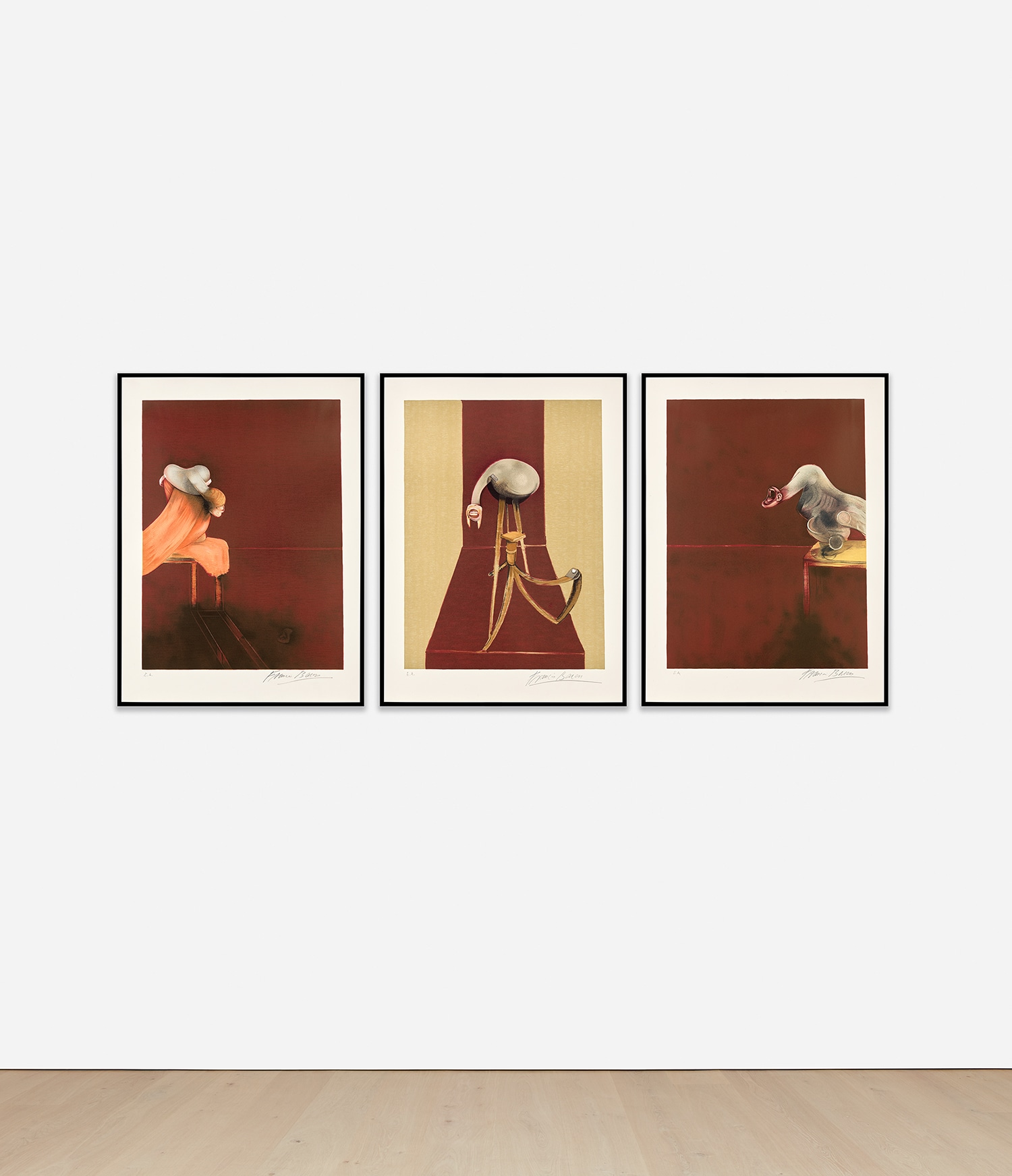 Deuxième version du triptyque 1944 (after, Second Version of the Triptych, 1944) (S. 24, T. 25)