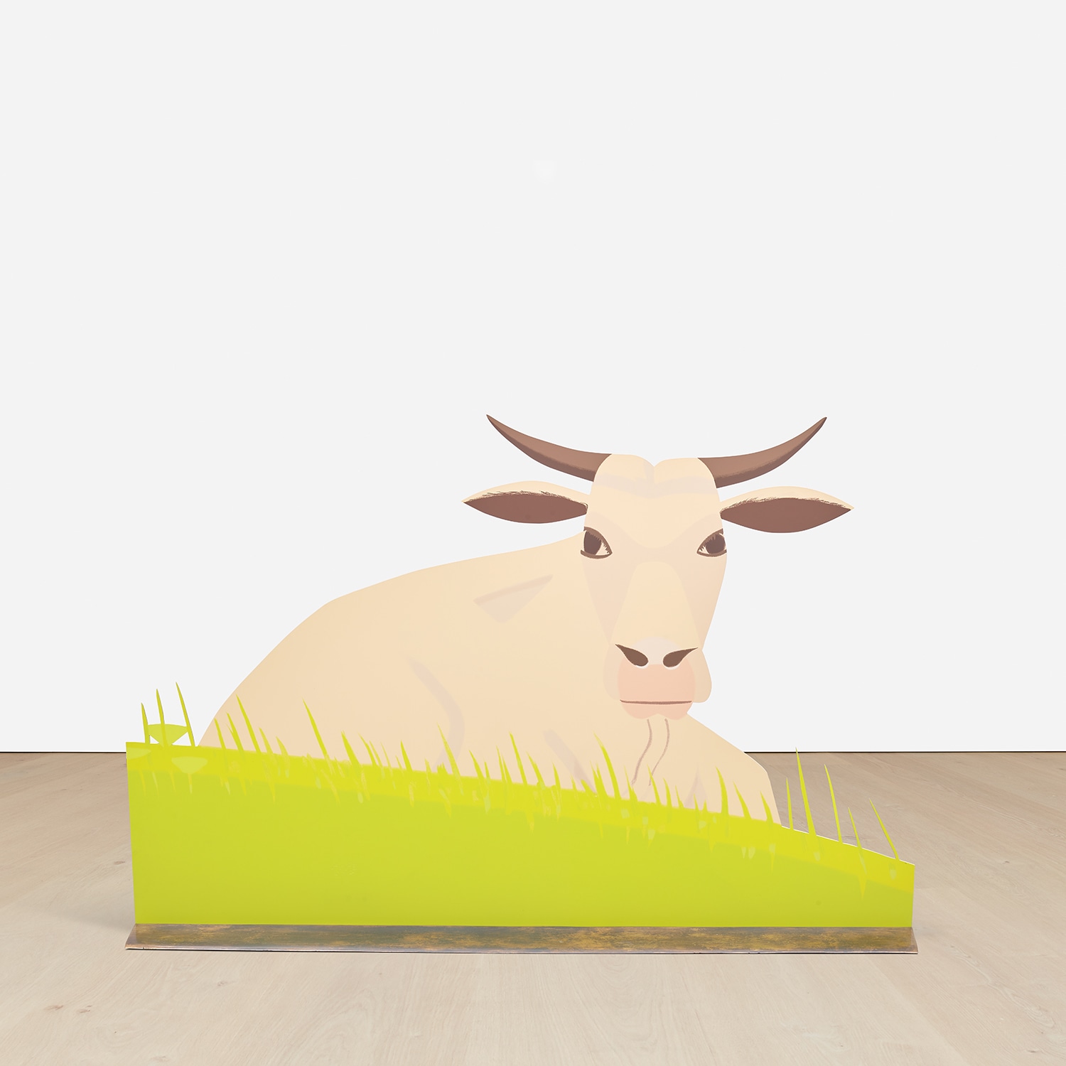Alex Katz — Cow (Large; cutout edition) (S. 437)