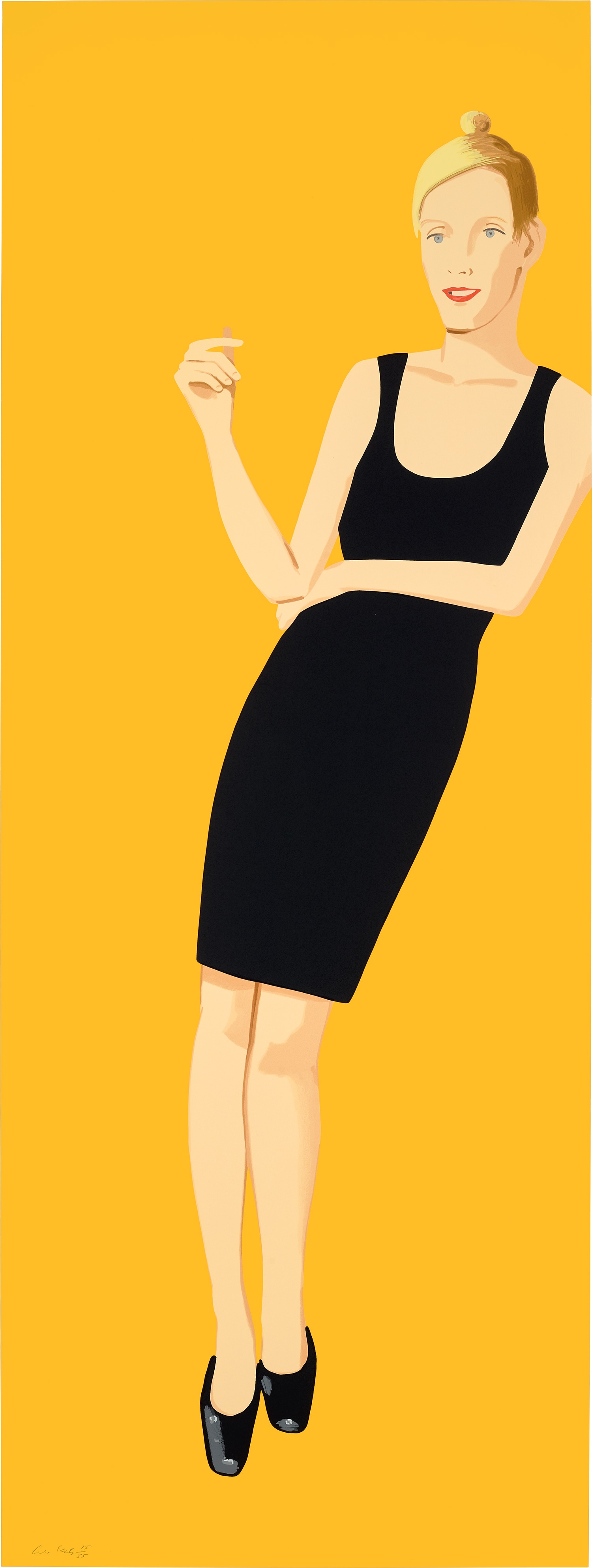 Alex Katz — Oona, from Black Dress