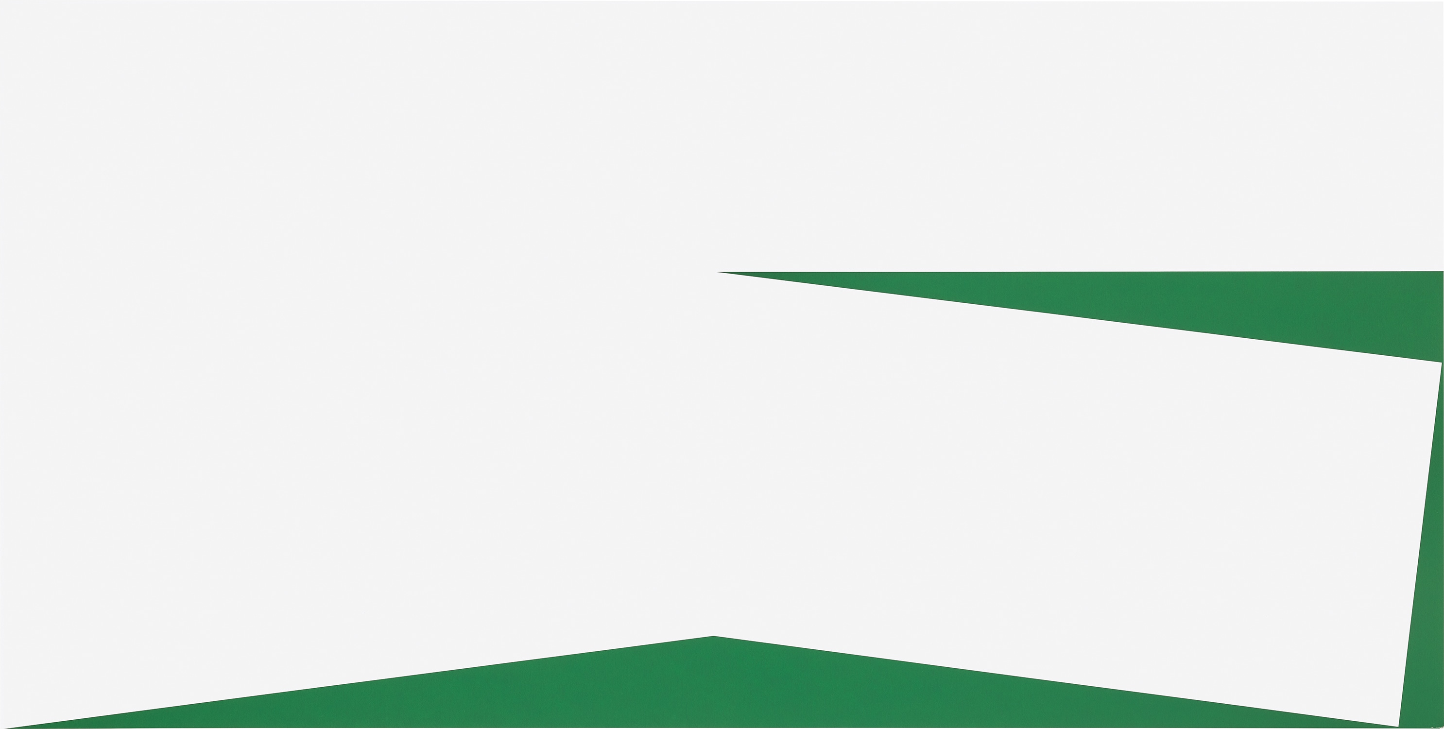 Carmen Herrera — Blanco y verde (White and Green)