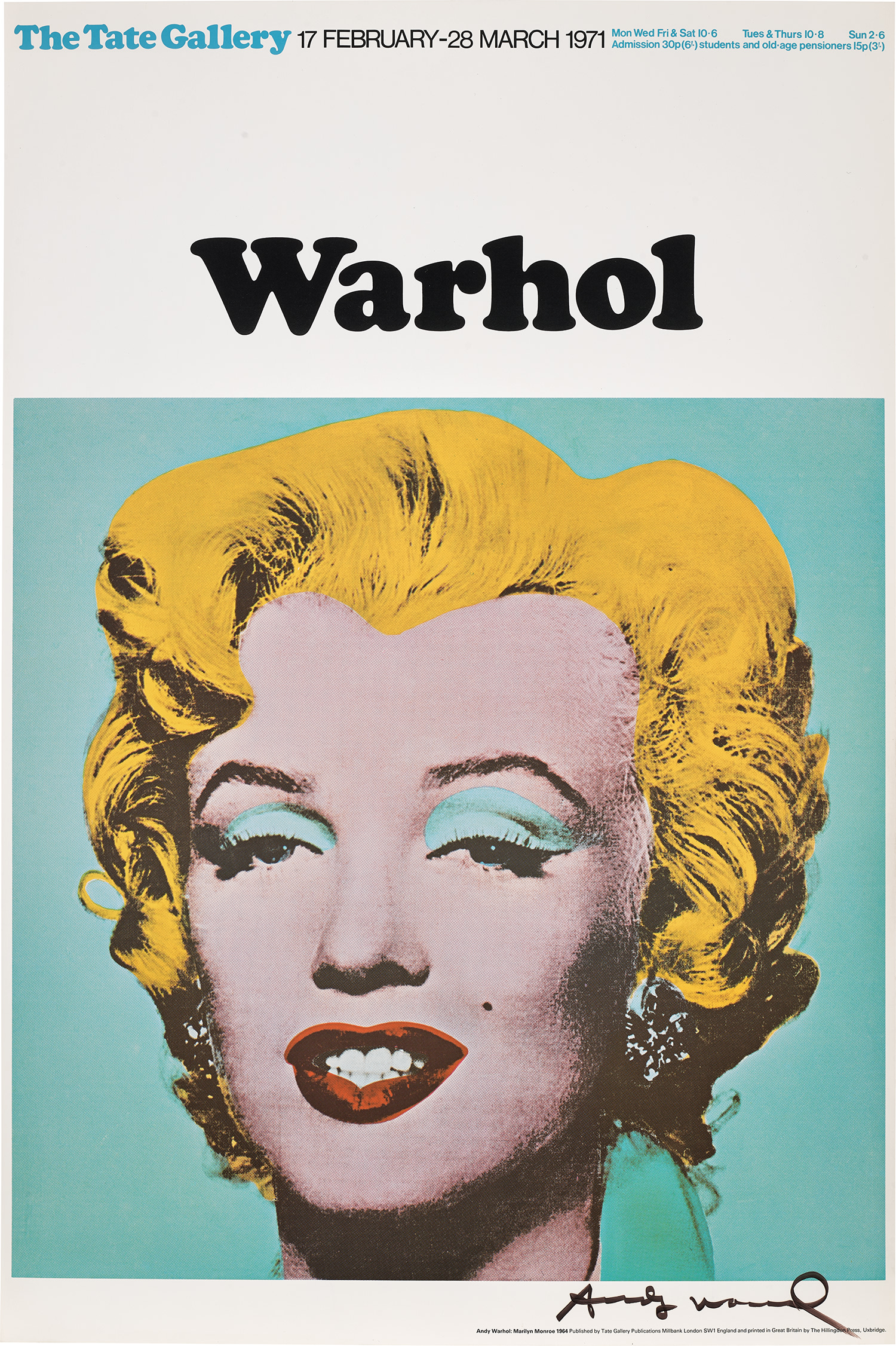 Andy Warhol — Warhol: The Tate Gallery (Marilyn)