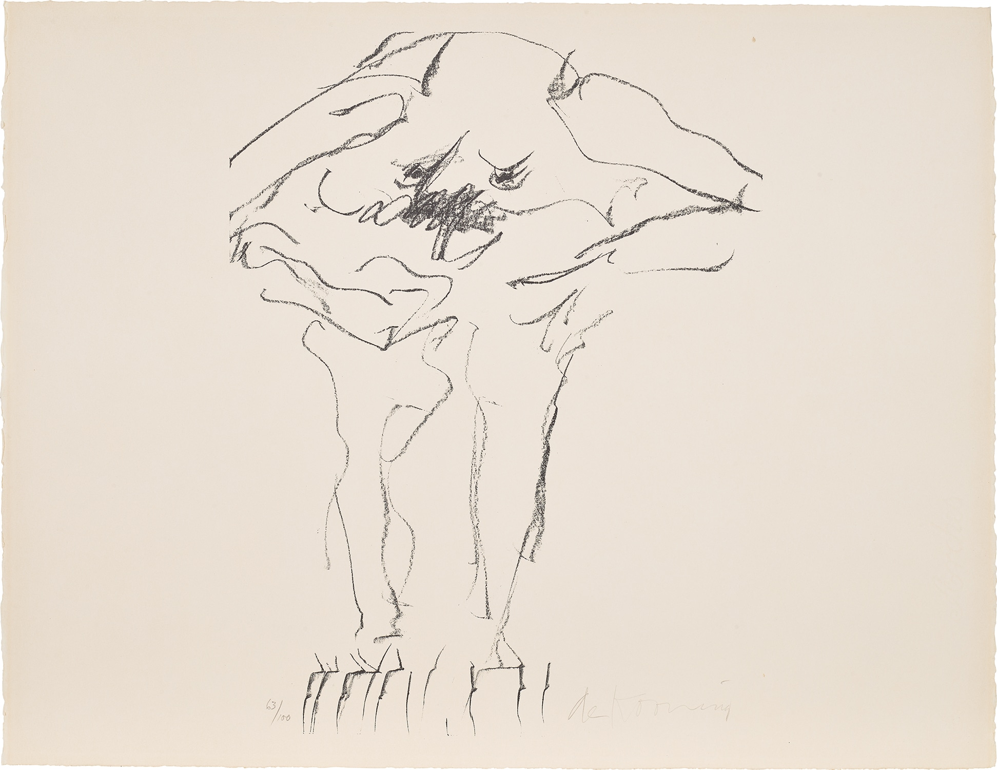 Willem de Kooning — Clam Digger (Litho #3), from Portfolio 9 (G. 4)