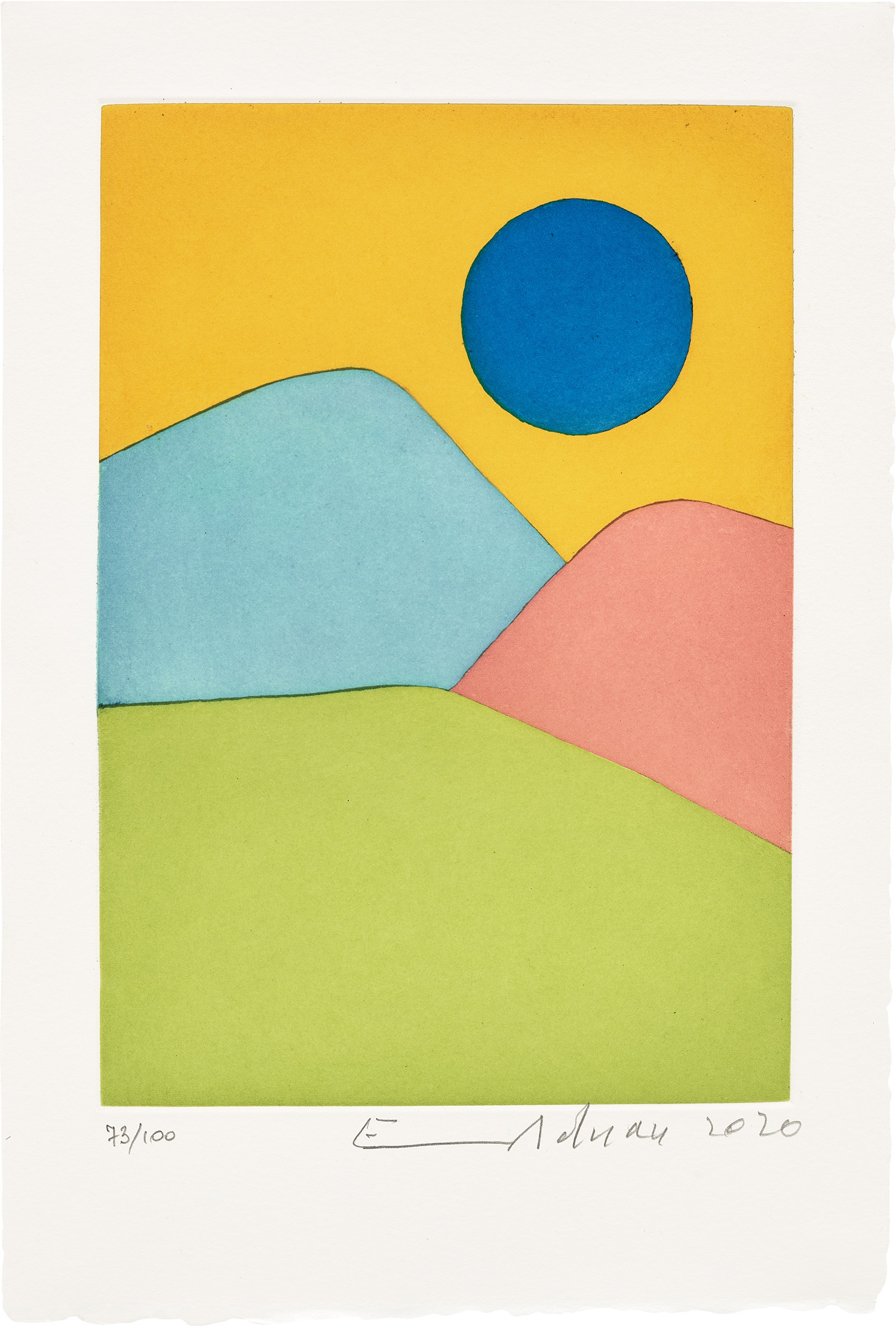 Etel Adnan — L'Apocalypse Arabe (The Arab Apocalypse)