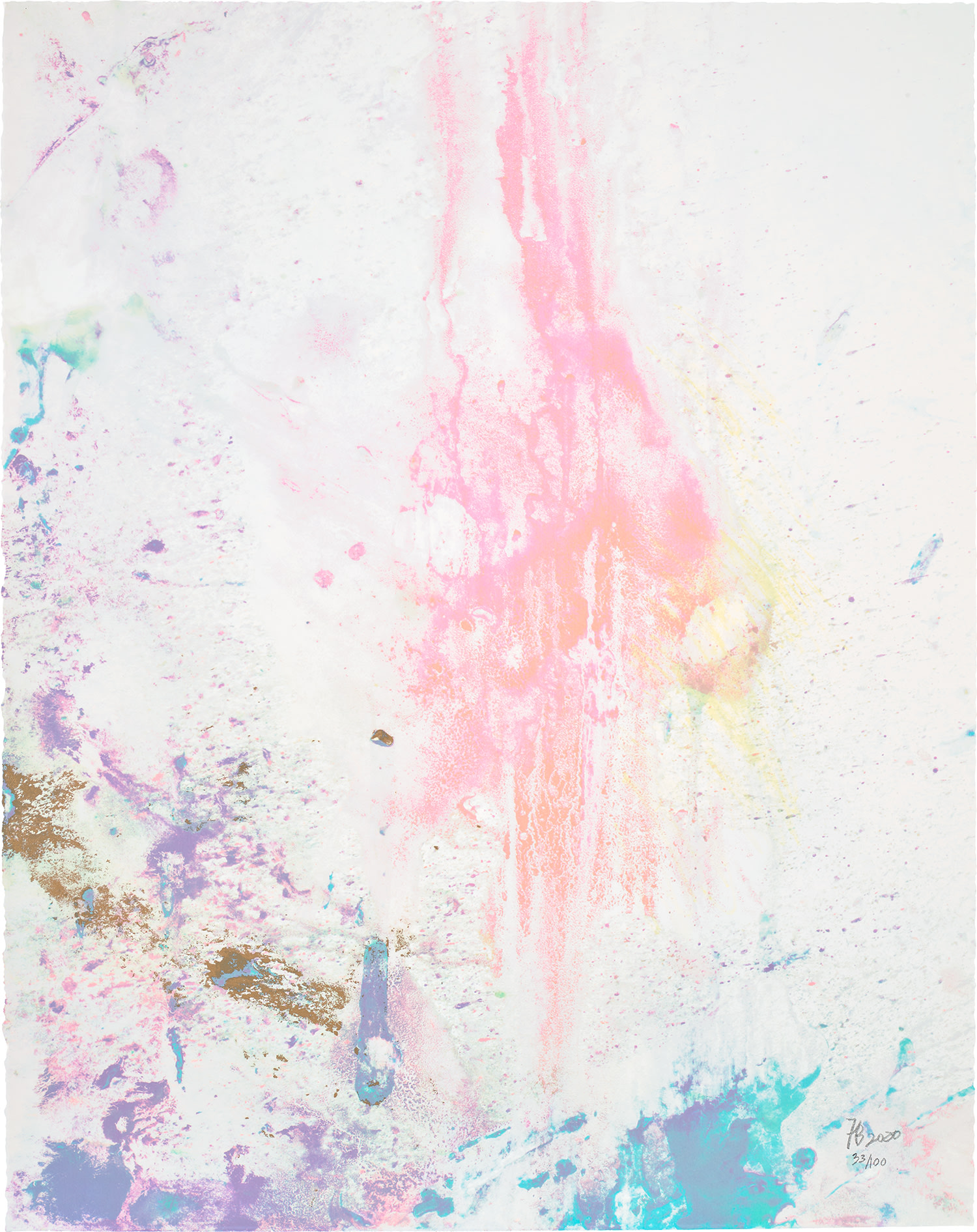 Sir Frank Bowling — As If Eleven, from Tate Modern 21 Years Portfolio