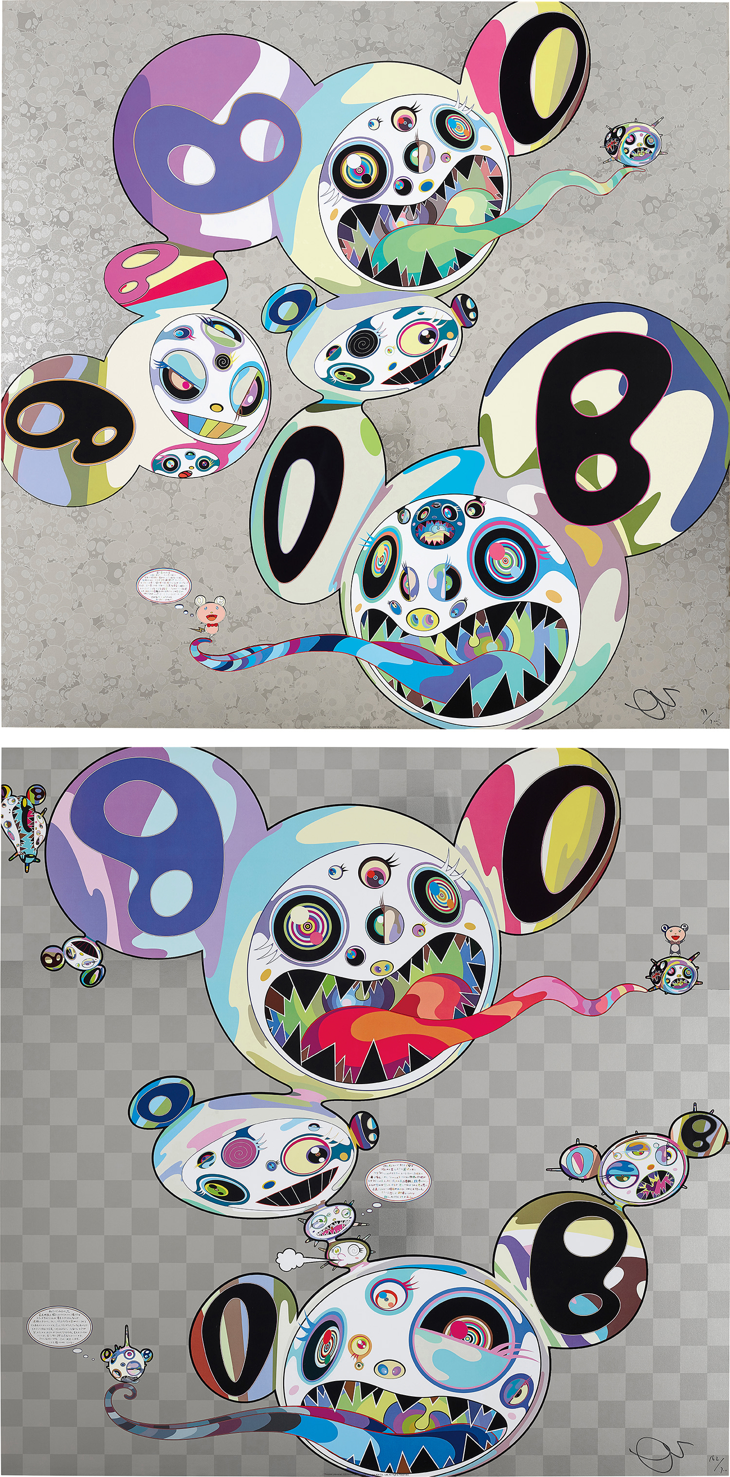 Takashi Murakami — Spiral; and Parallel Universe