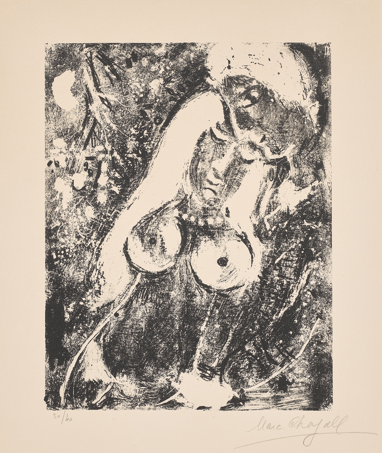 Marc Chagall — La conversation (The Conversation) (M. 305)