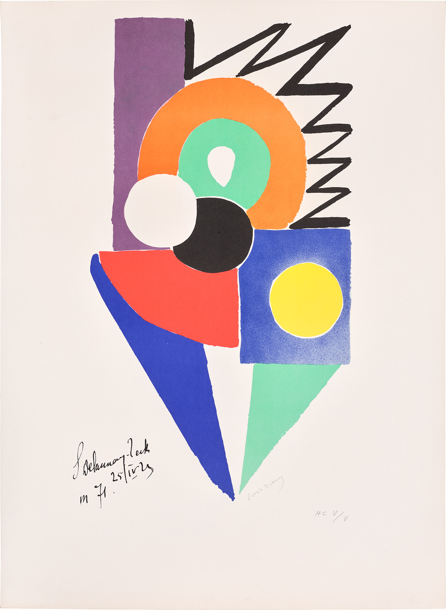 Sonia Delaunay — Danseuse Tango (Tango Dancers)