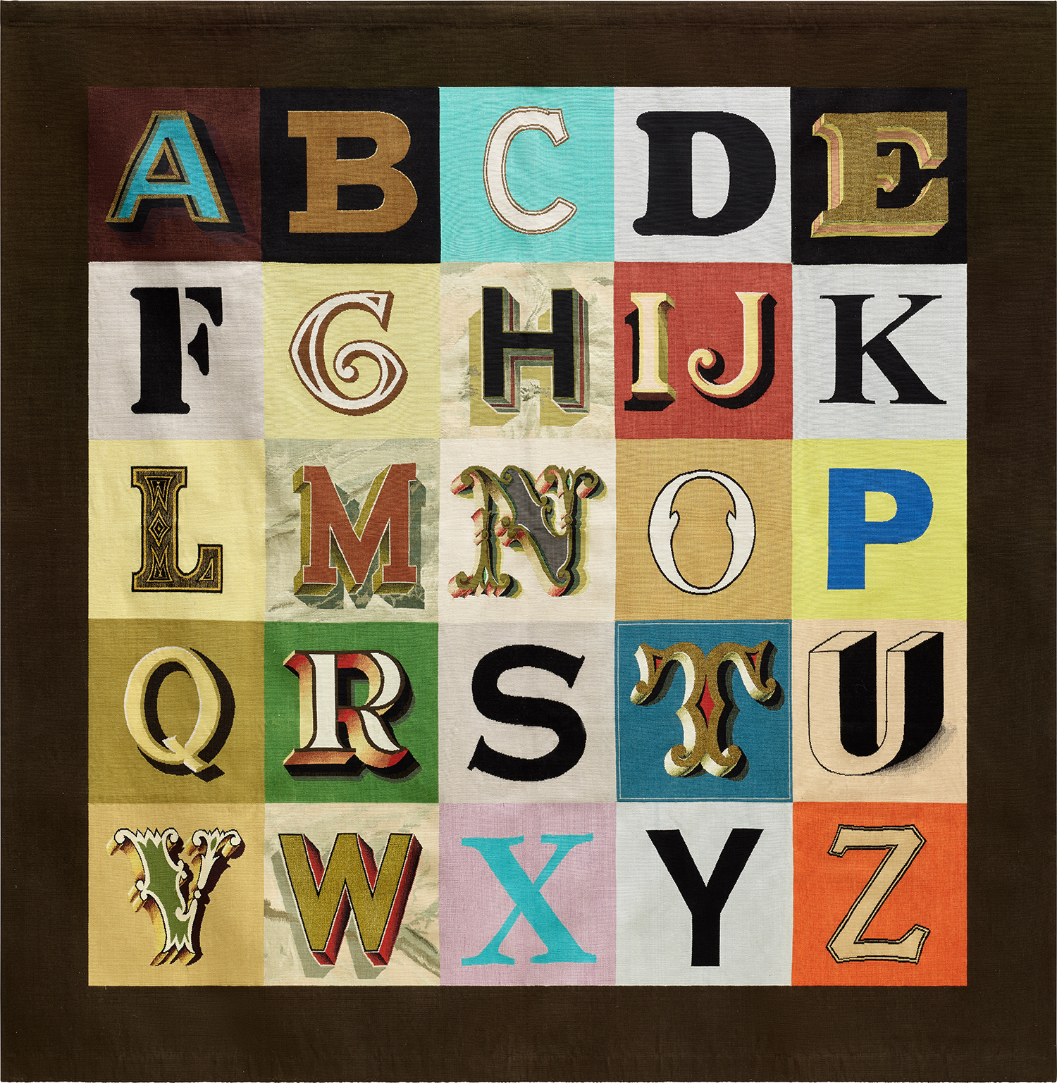 Peter Blake — Alphabet, from Banners of Persuasion