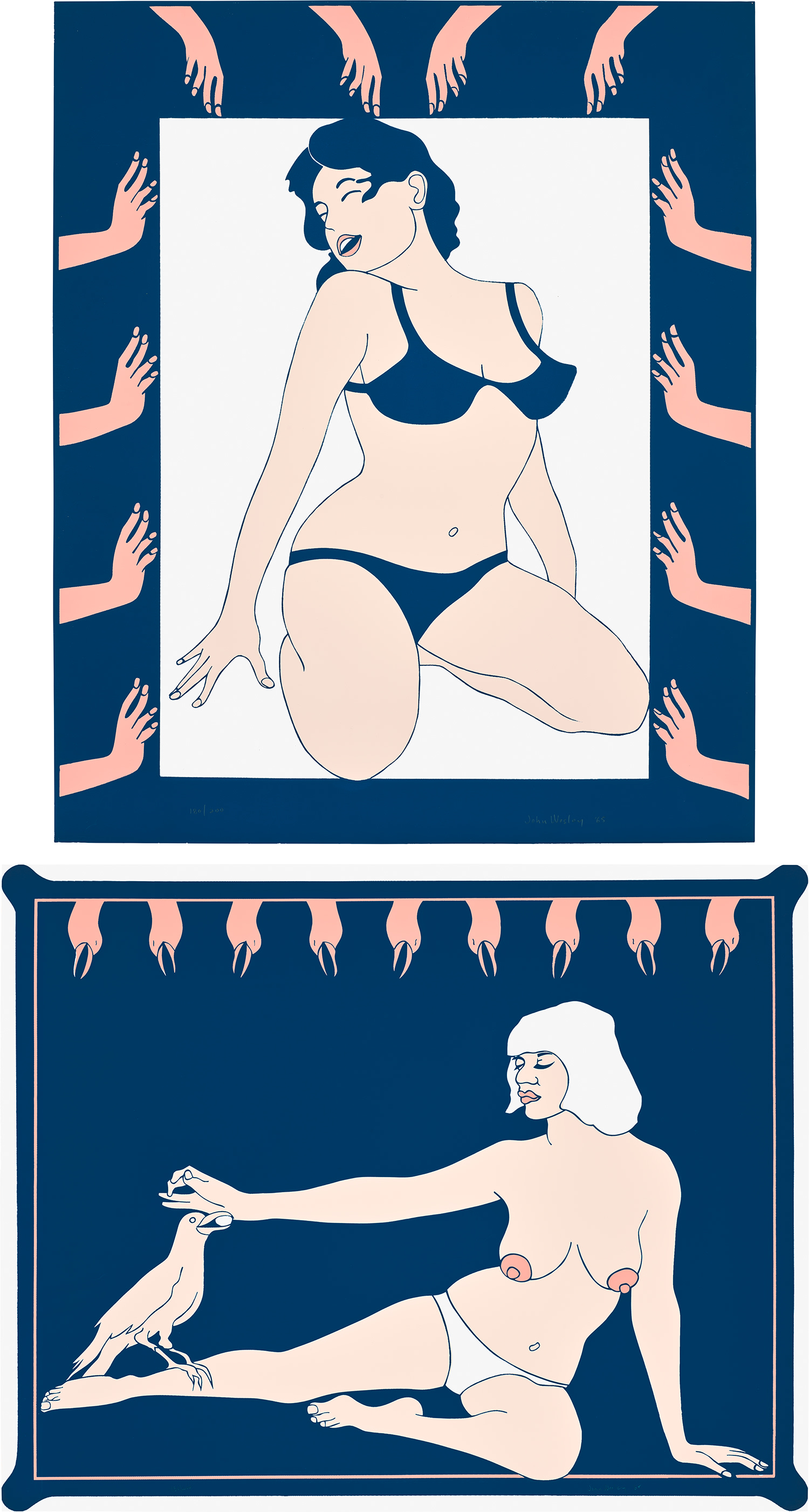 Maiden, from 11 Pop Artists, Volume I; and Bird Lady, from 11 Pop Artists, Volume II